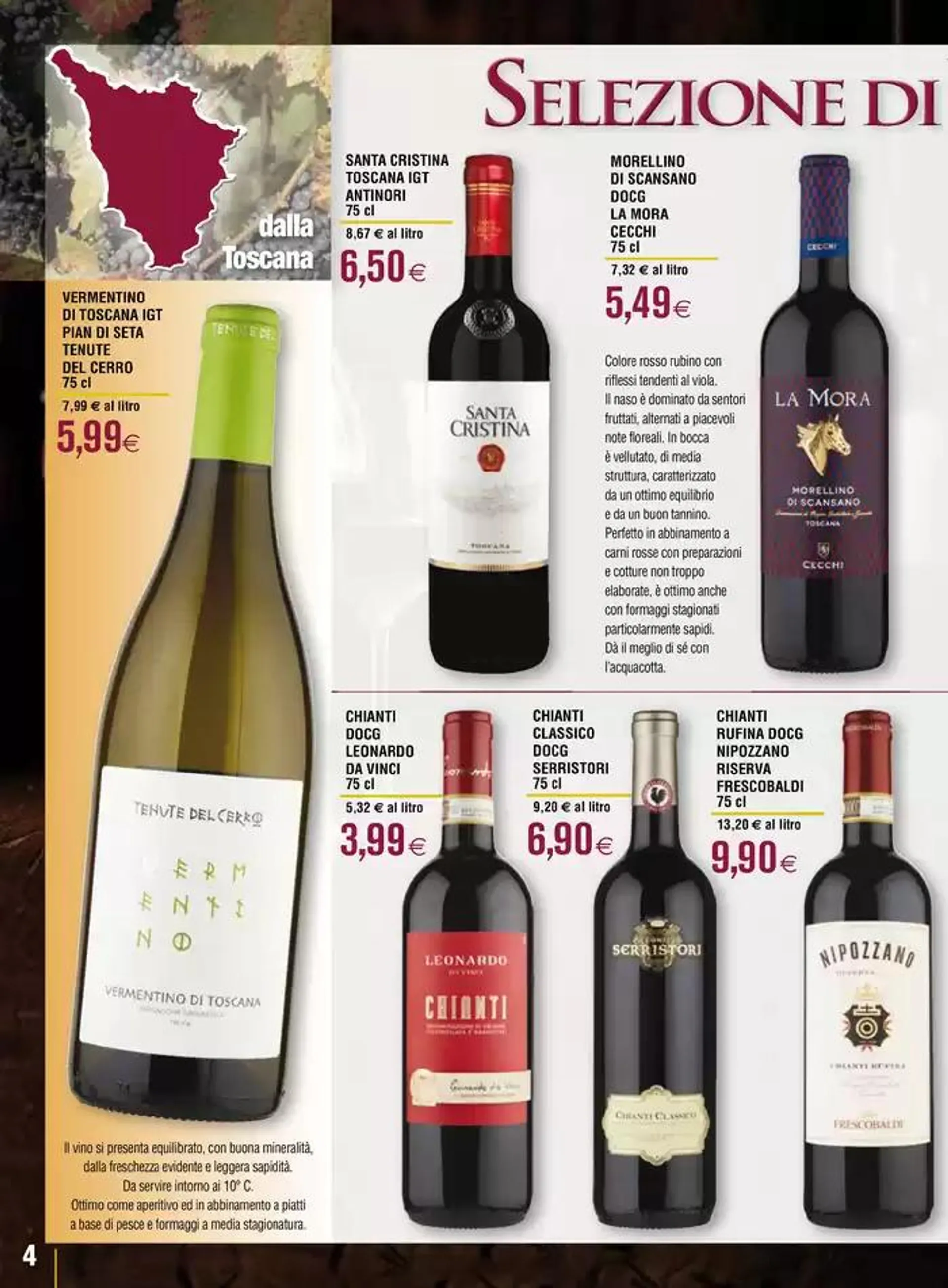 Selezione di vini italiani da 23 aprile a 21 maggio di 2025 - Pagina del volantino 4