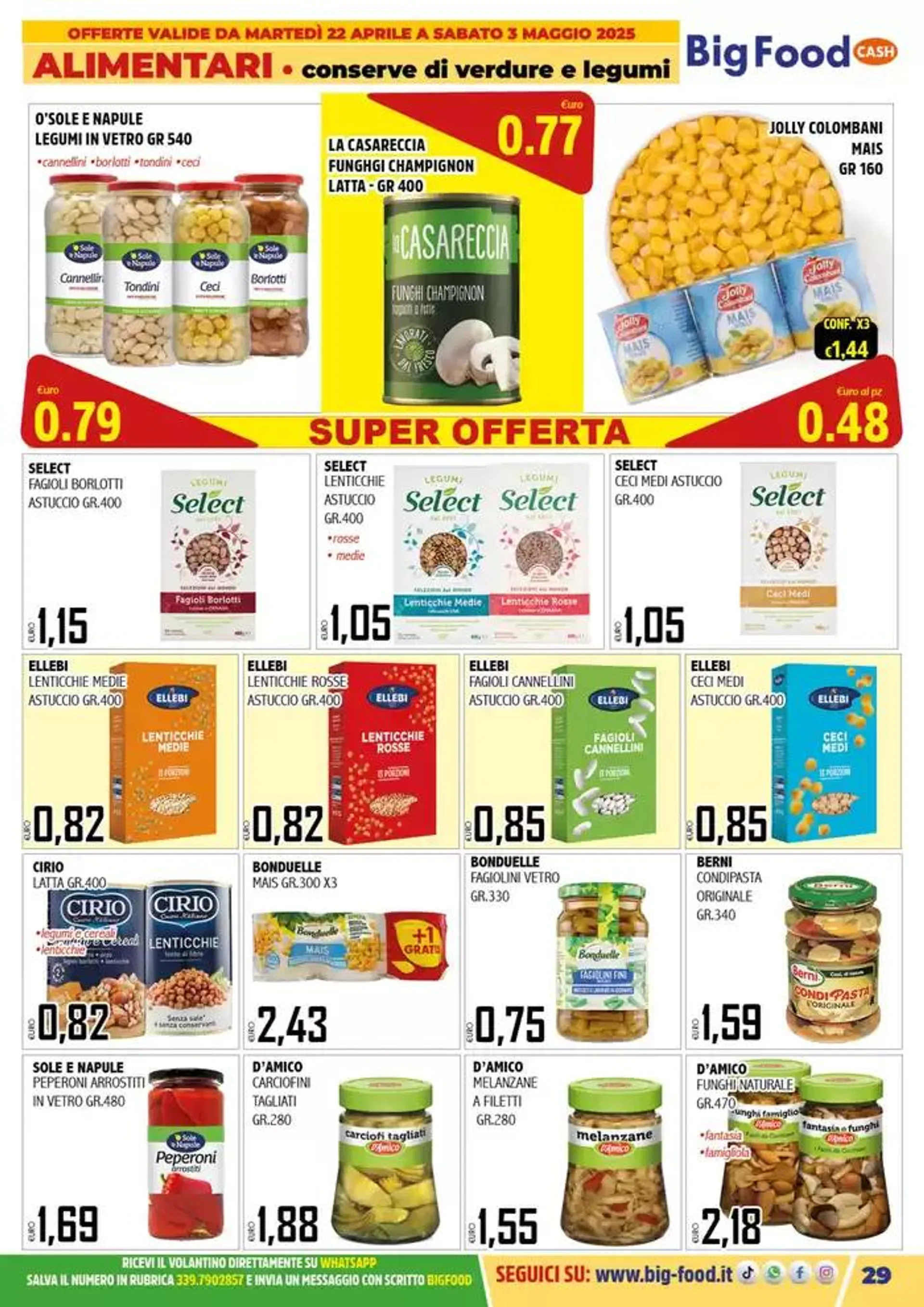 Mega Offerte  da 22 aprile a 3 maggio di 2025 - Pagina del volantino 29