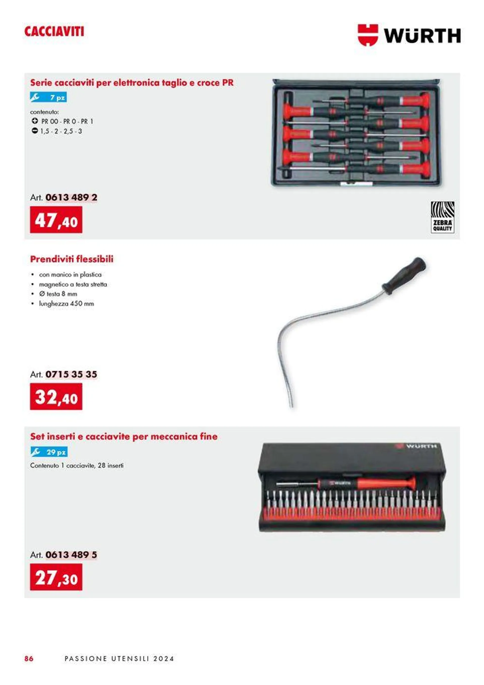 Passione utensili da 1 luglio a 31 dicembre di 2024 - Pagina del volantino 86