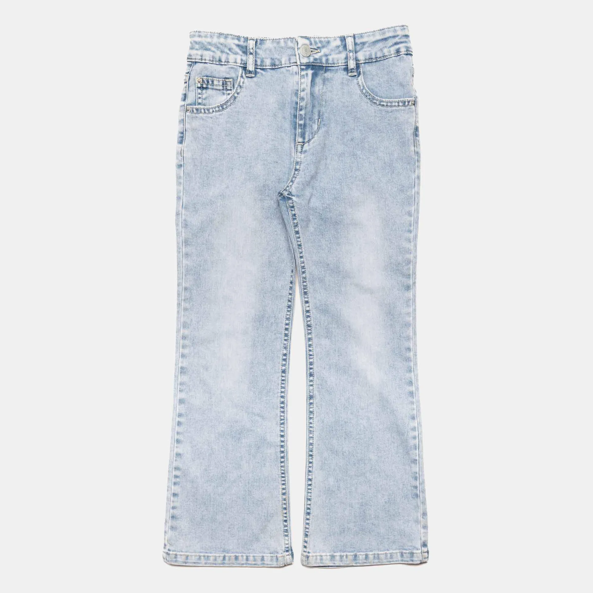 Pantalone in jeans da Bambina, BLU