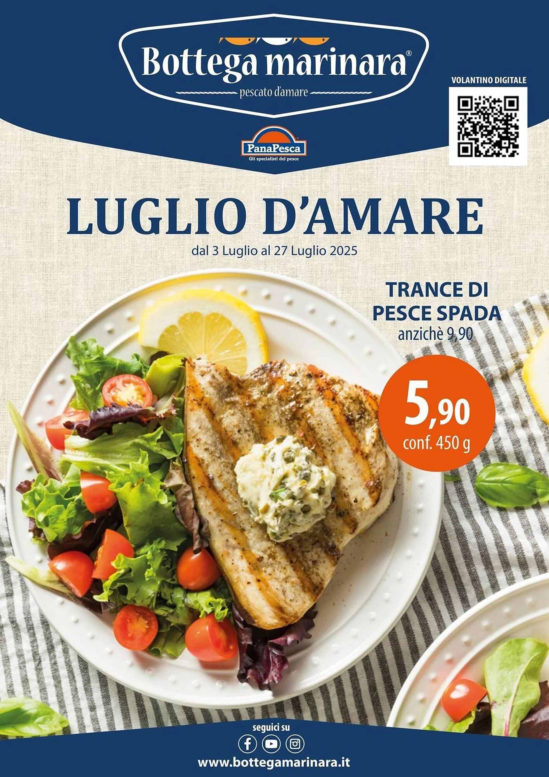 Volantino Panapesca da 7 luglio a 27 luglio di 2025 - Pagina del volantino 1