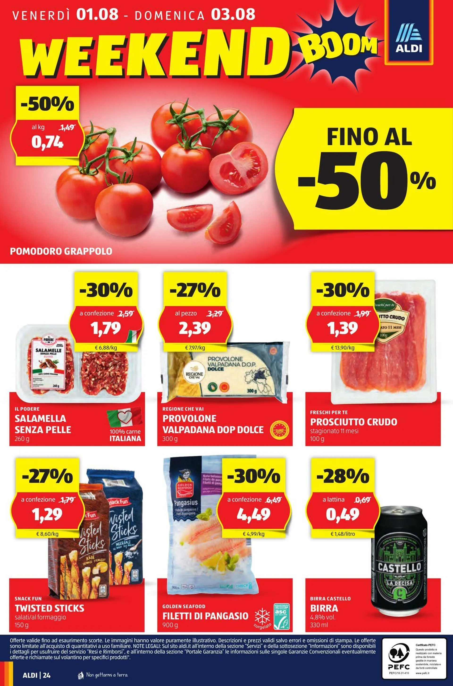 Aldi Volantino attuale da 28 luglio a 3 agosto di 2025 - Pagina del volantino 24