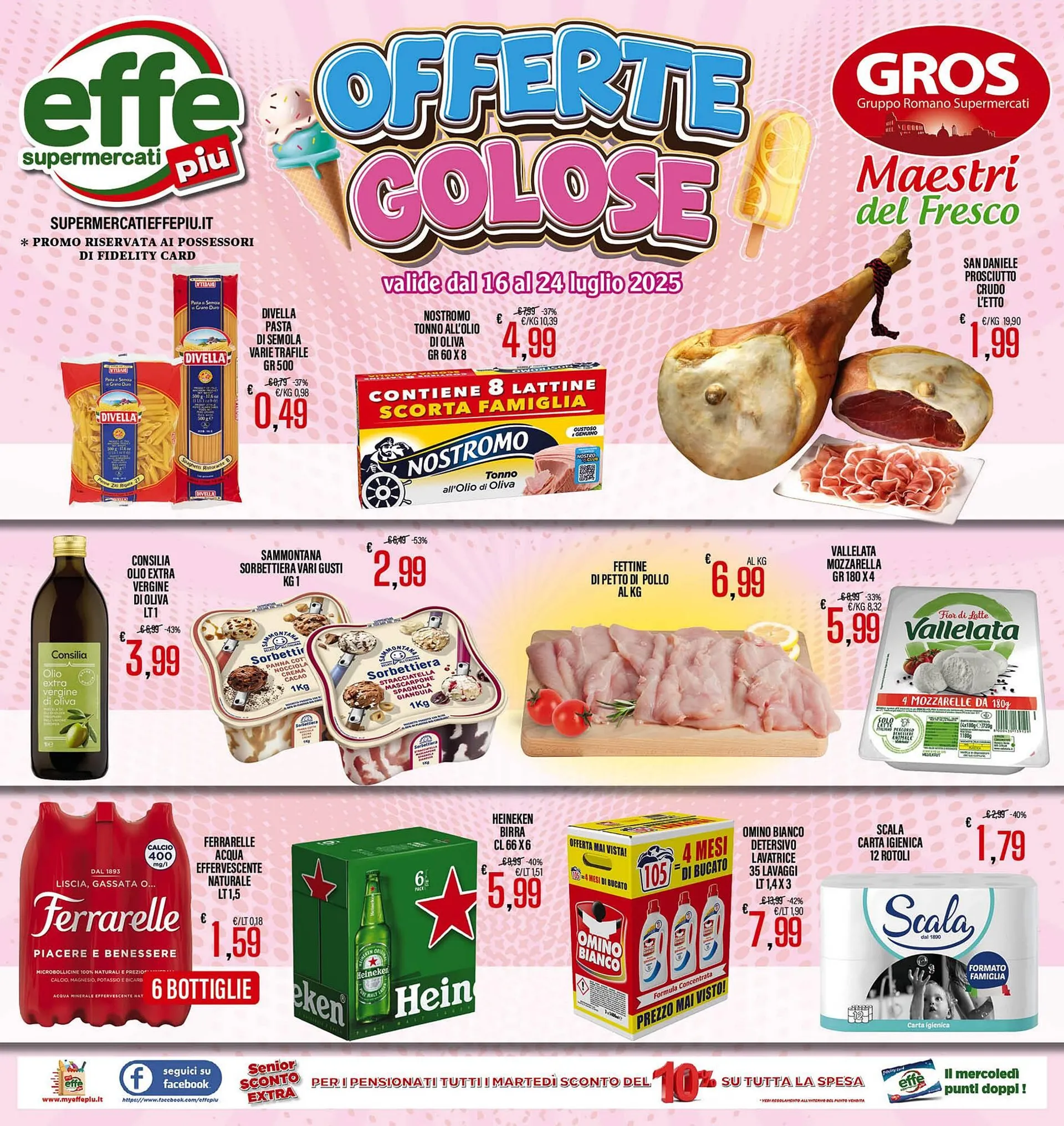 Volantino Supermercati EffePiù da 16 luglio a 24 luglio di 2025 - Pagina del volantino 1