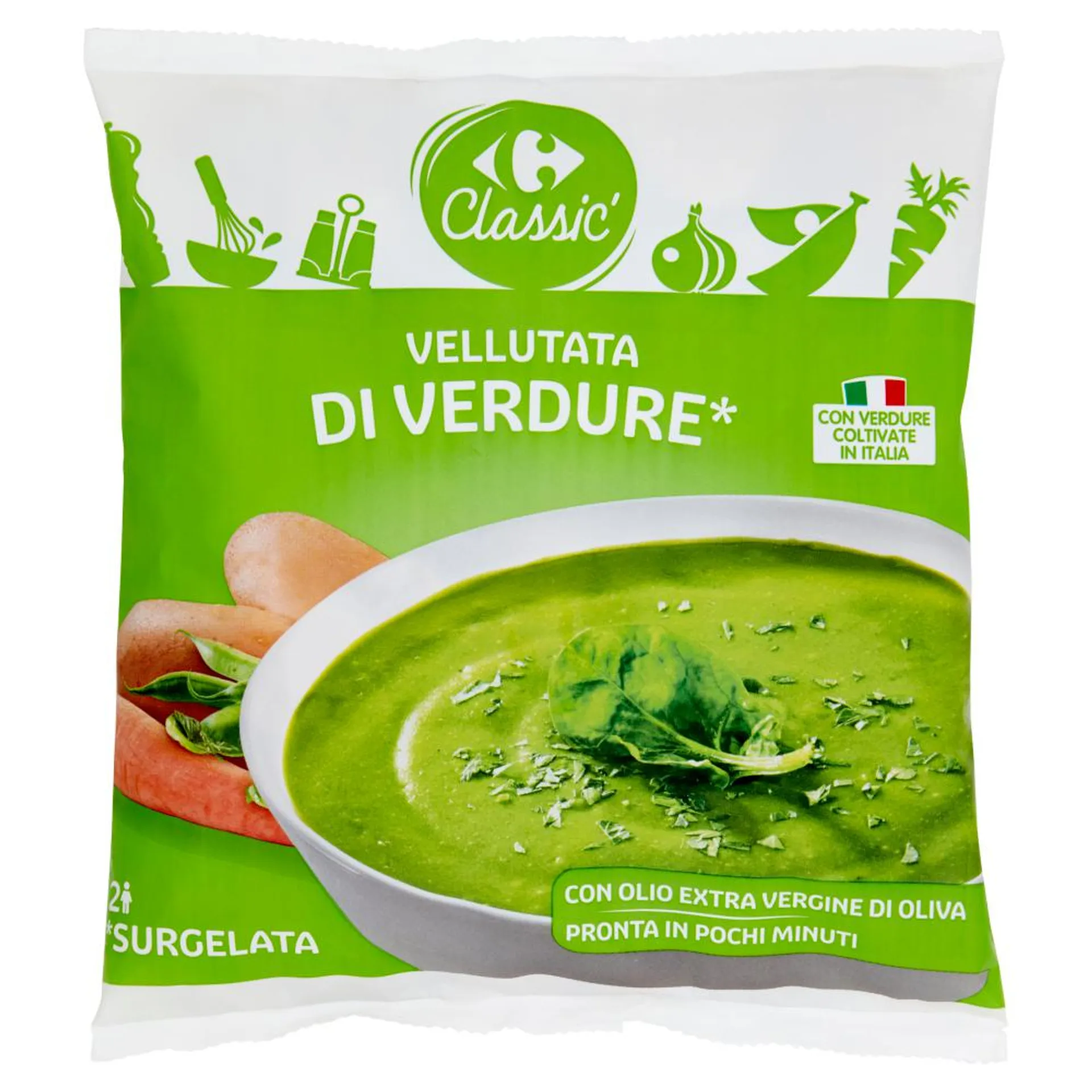 Carrefour Classic Vellutata di Verdure Surgelata 600 g