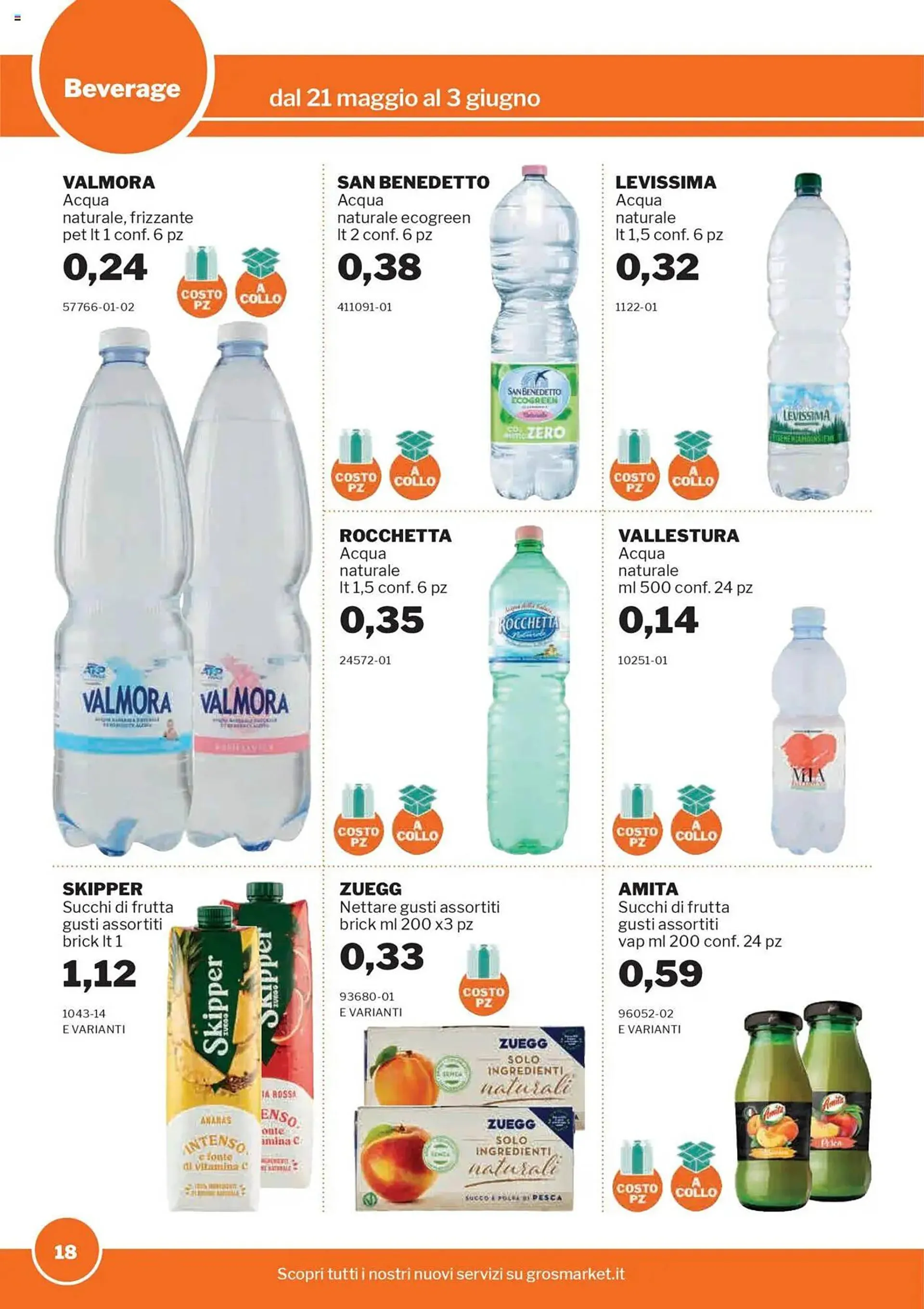 Volantino GrosMarket da 21 maggio a 3 giugno di 2025 - Pagina del volantino 18