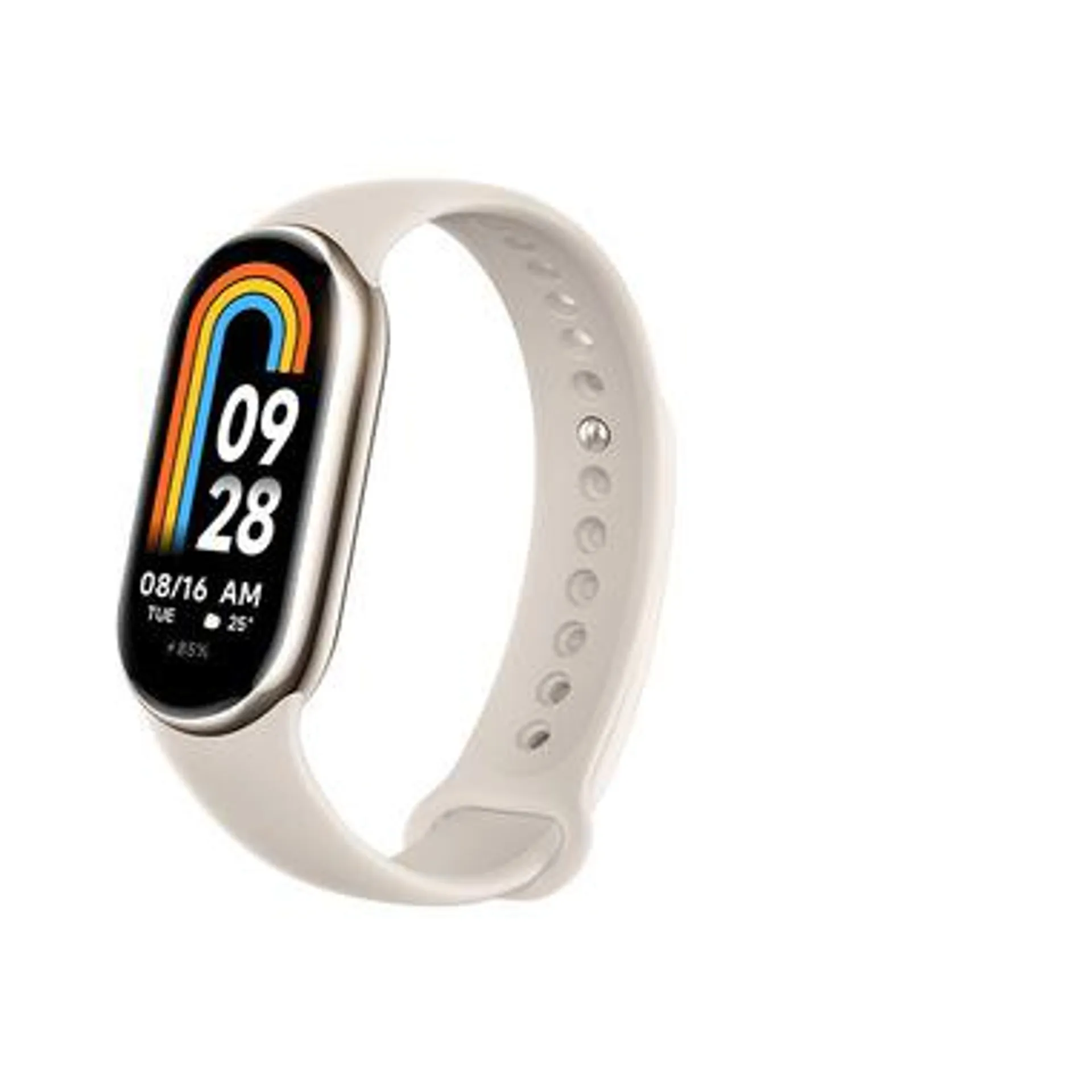 Xiaomi Smart Band 8 AMOLED Tracciatore di attività a clip/da polso 4,11 cm (1.62") Champagne, Oro