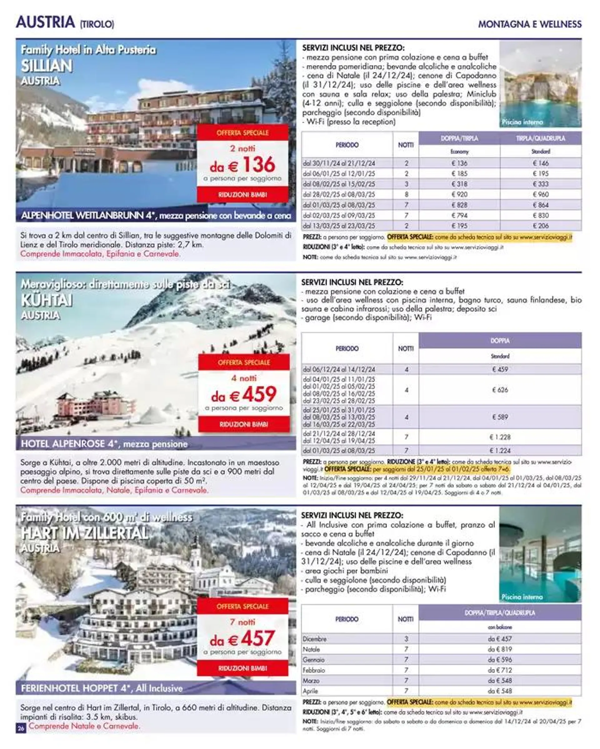 Vacanze Invernali da 2 dicembre a 31 marzo di 2025 - Pagina del volantino 26