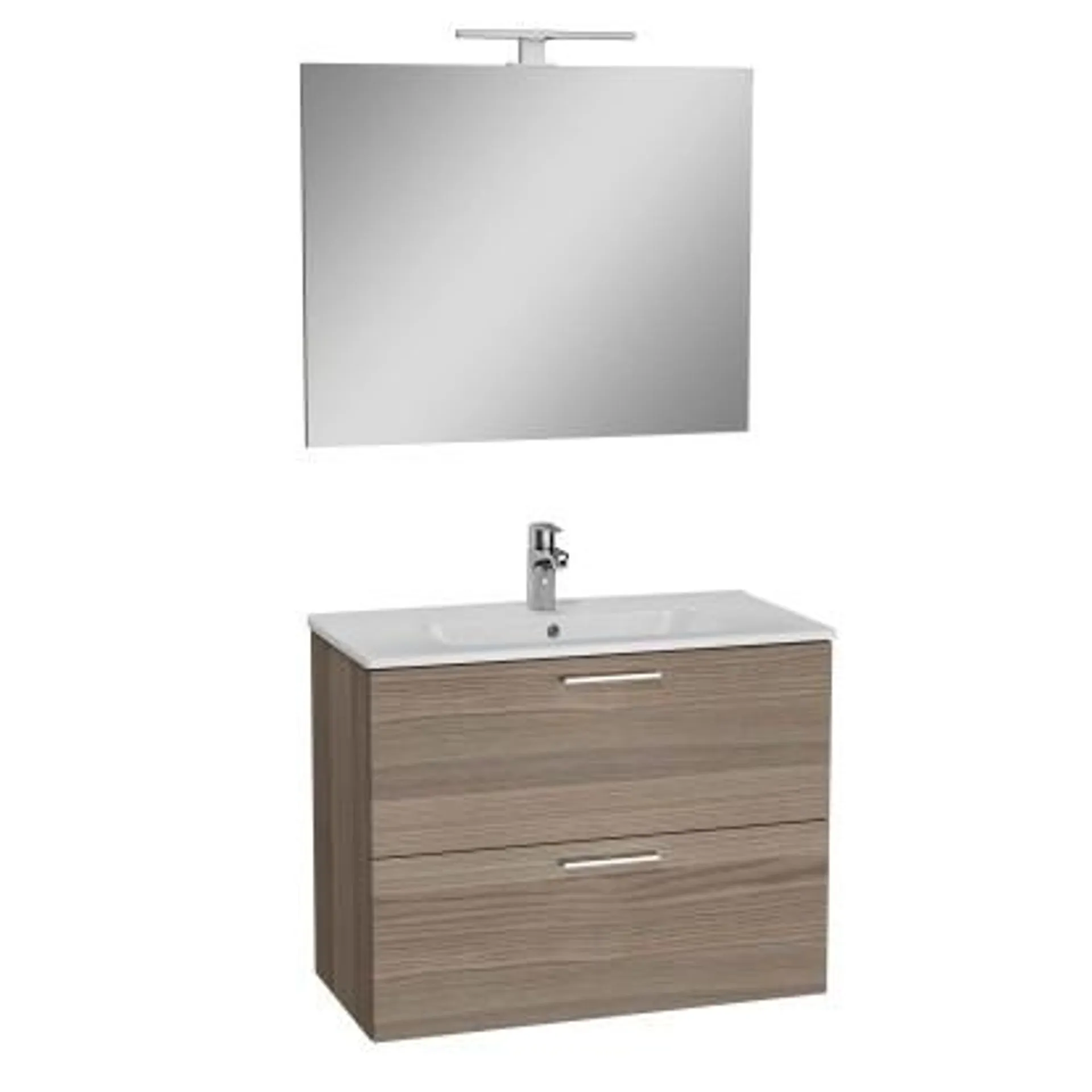 Mobile Stella con lavabo e specchio LED 80 cm cordoba