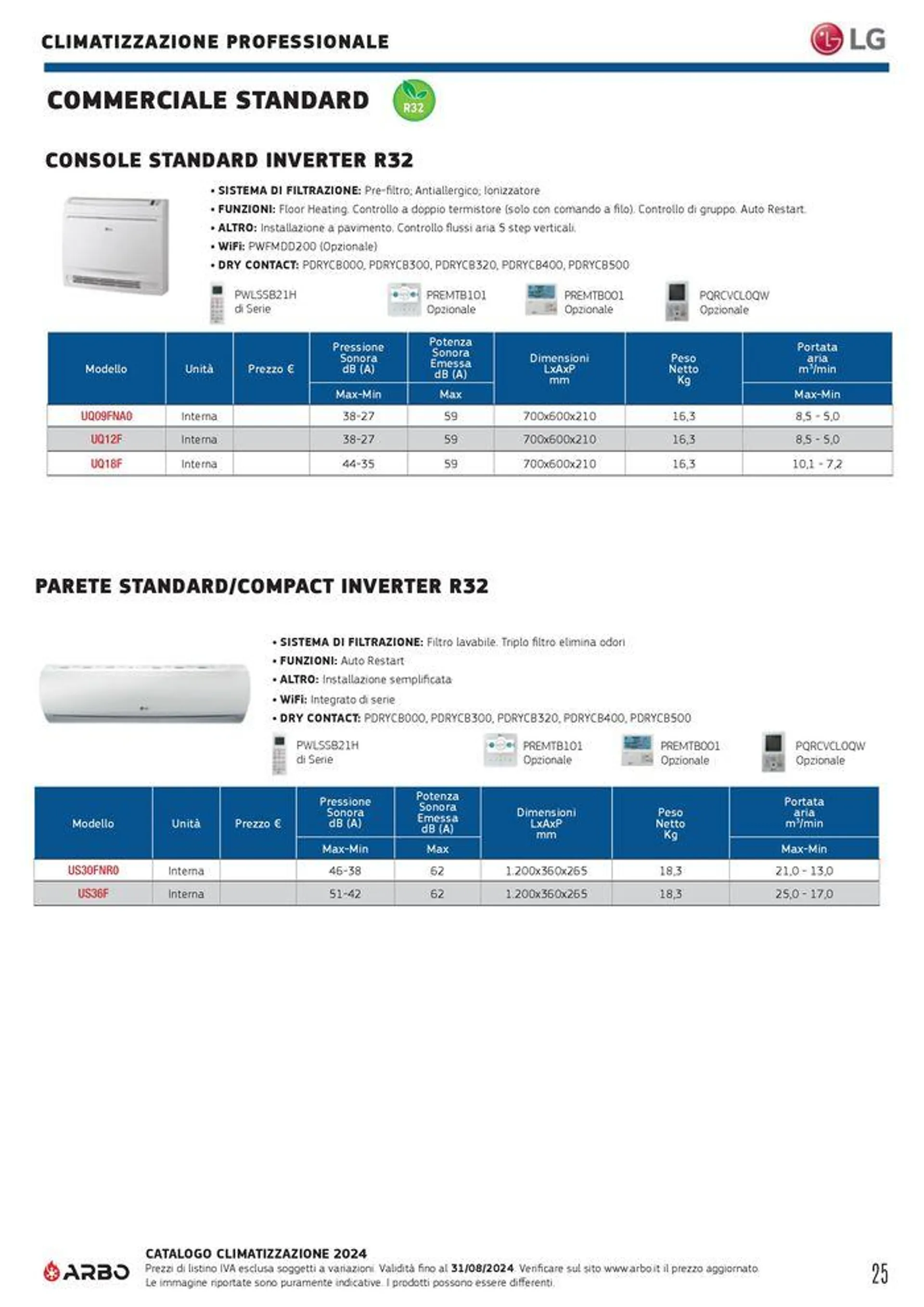 Catalogo climatizzazione 2024 - 25