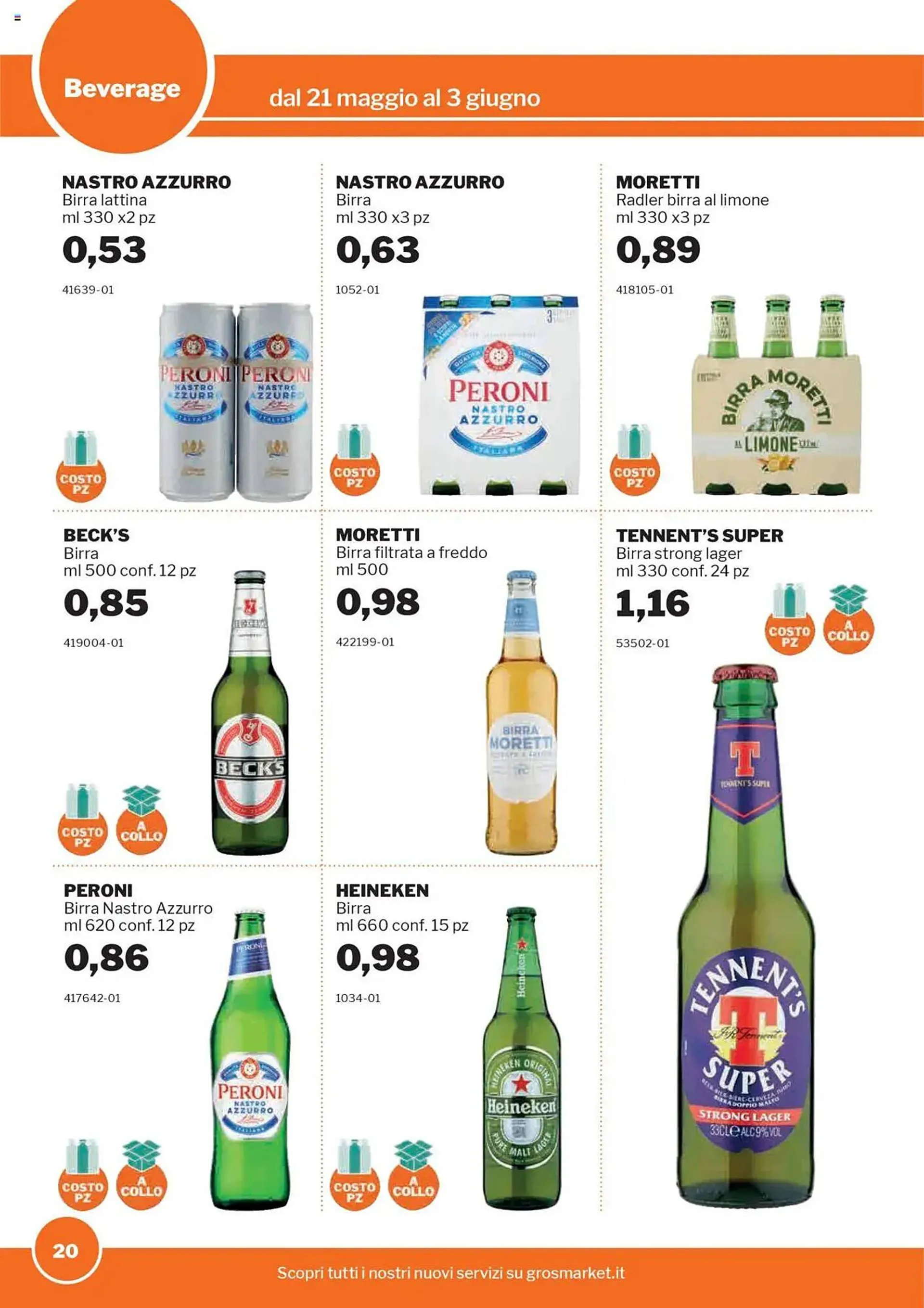 Volantino GrosMarket da 21 maggio a 3 giugno di 2025 - Pagina del volantino 20