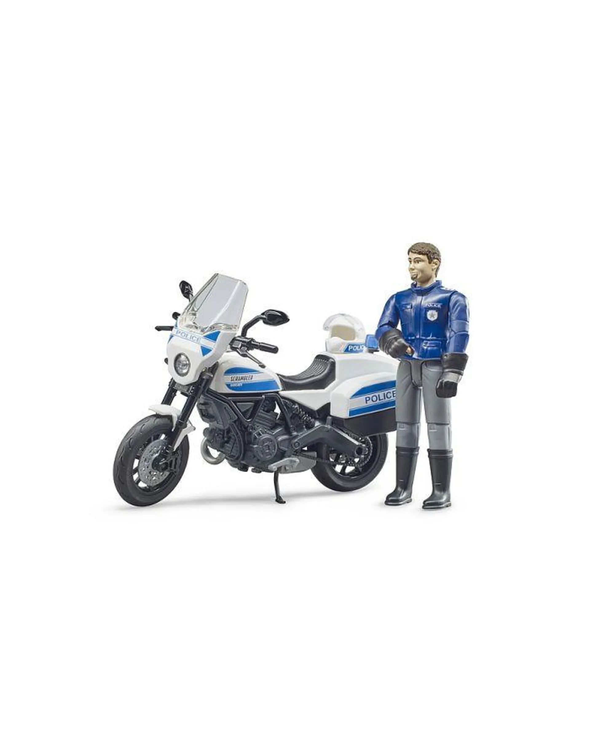 Bruder - Ducati Scrambler Moto della Polizia 62731