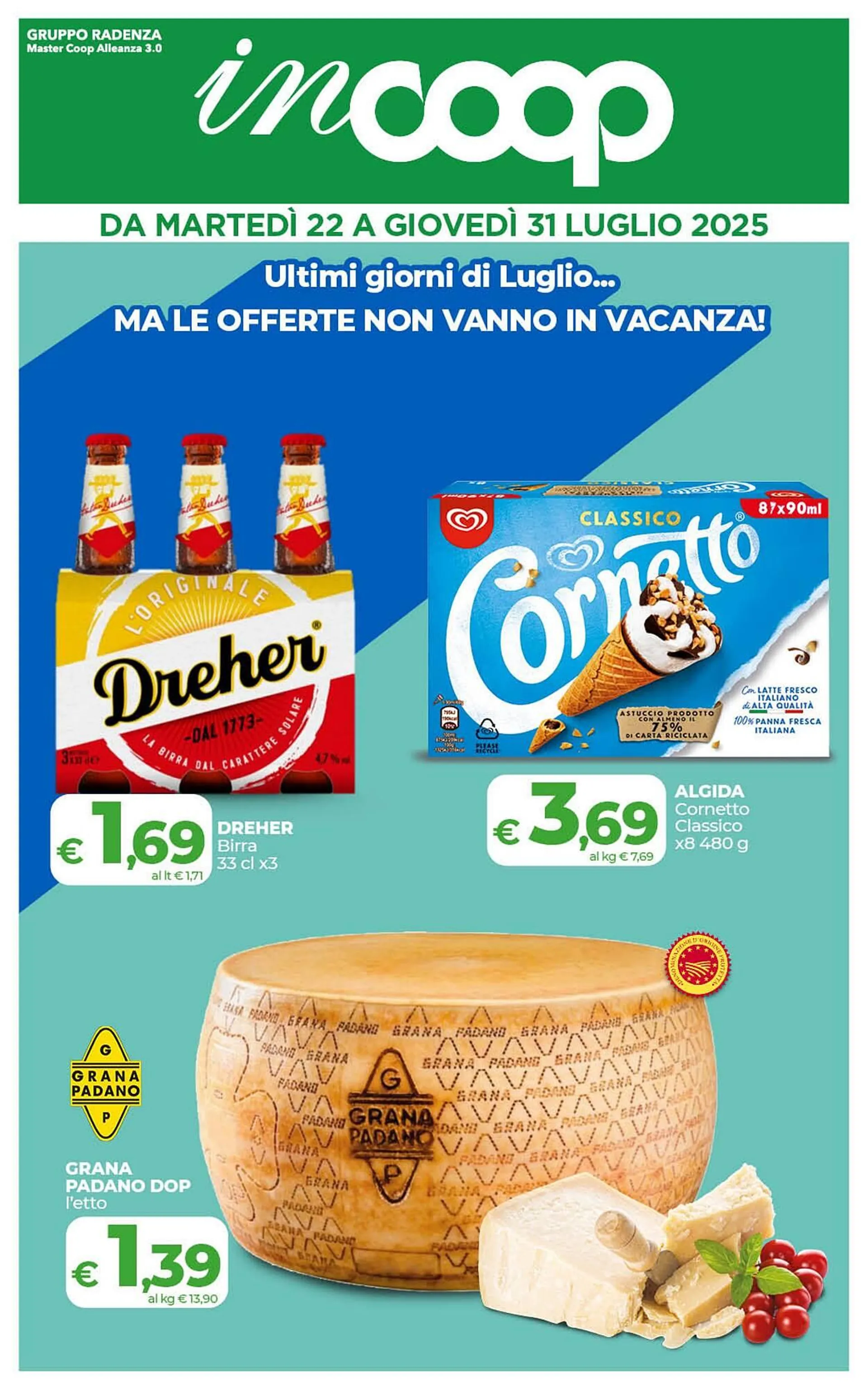 Volantino In Coop da 22 luglio a 31 luglio di 2025 - Pagina del volantino 1