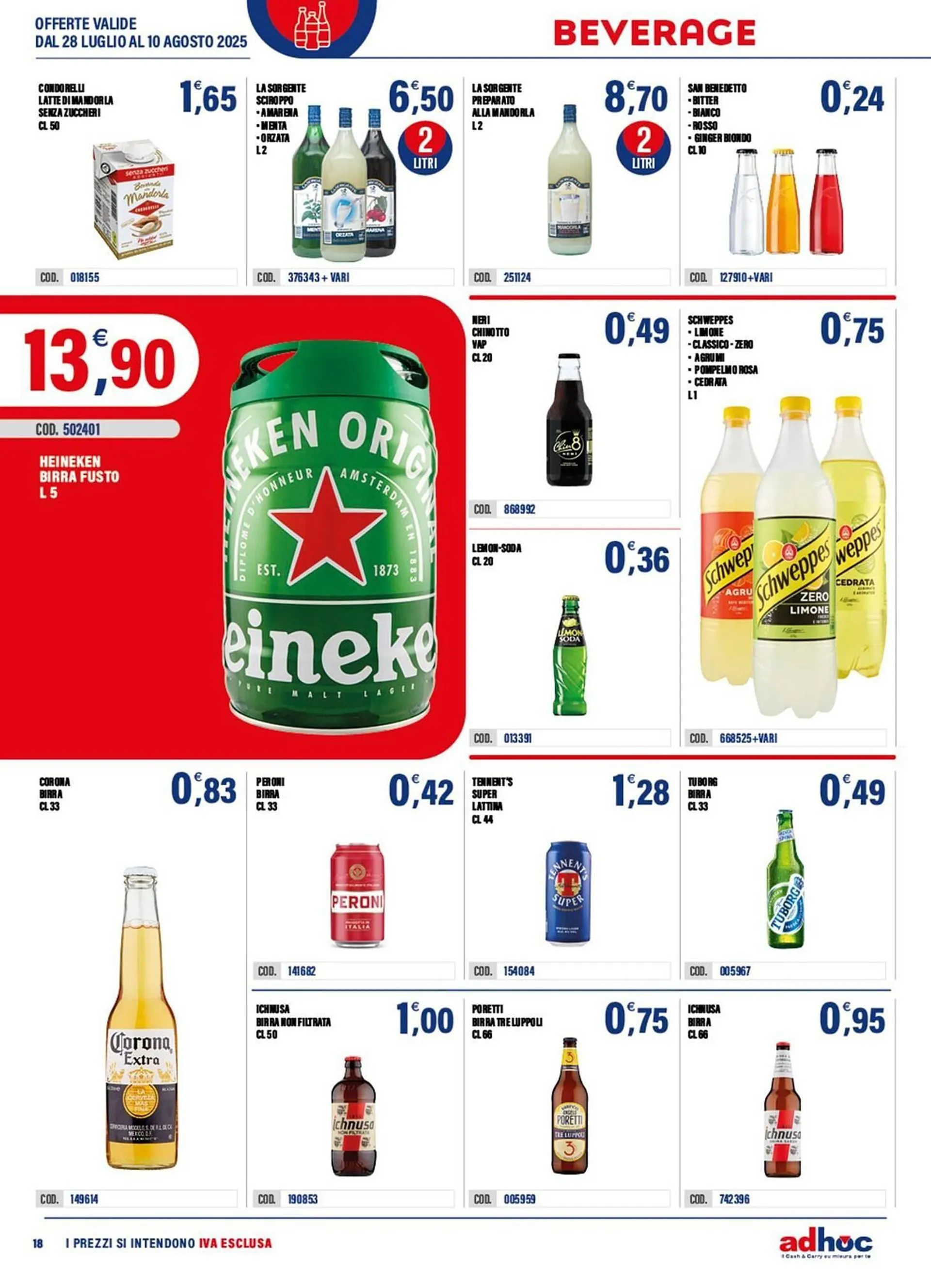 Volantino Adhoc da 28 luglio a 10 agosto di 2025 - Pagina del volantino 18