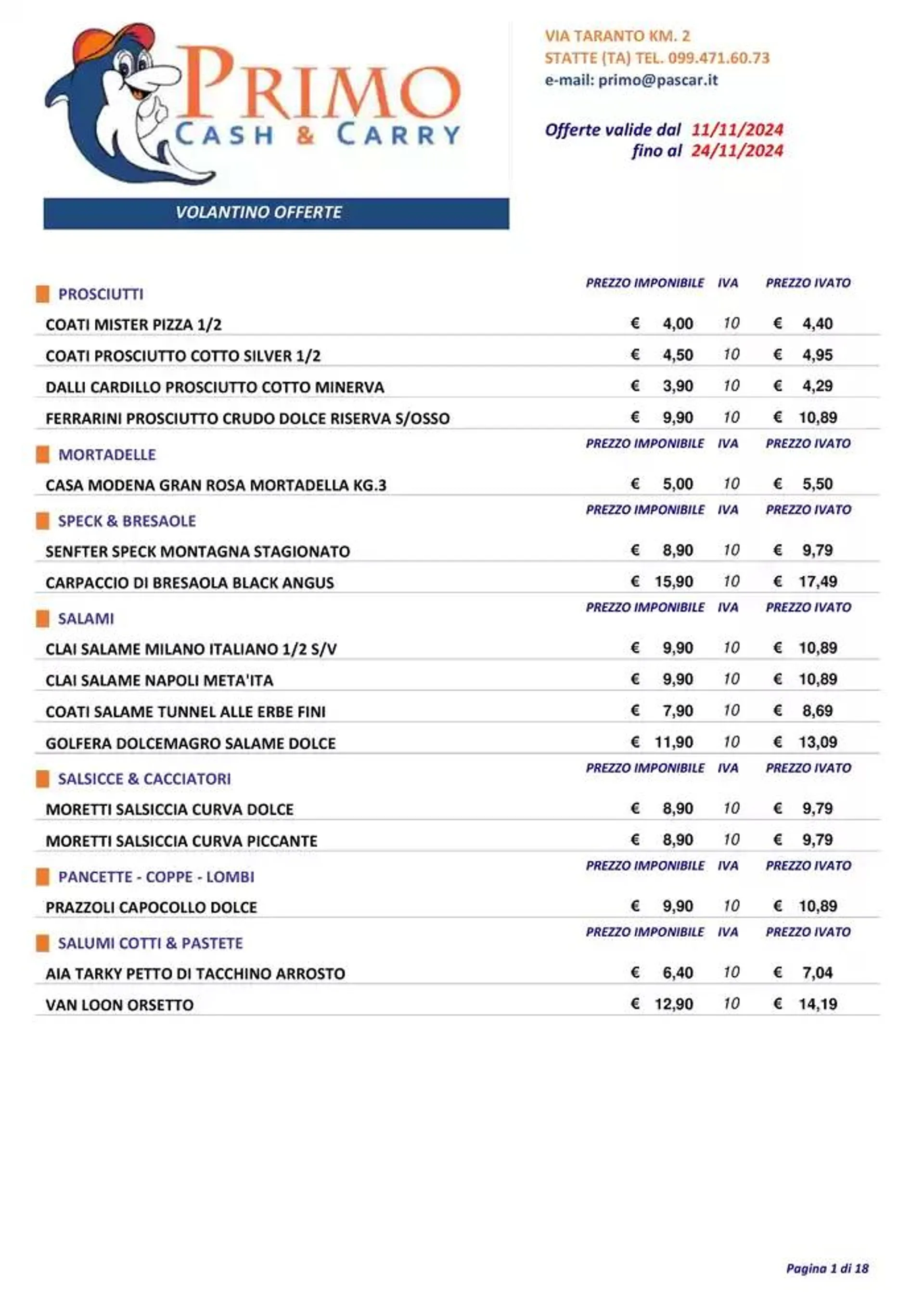 Offerte valide dal 11/11 fino al 24/11/2024 - 1