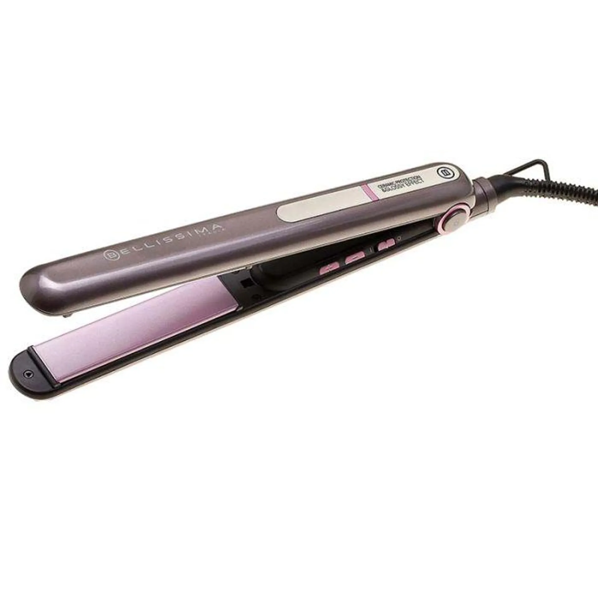 Imetec bellissima piastra per capelli b9300, rivestimento ceramico, temperatura max 230° c, 5 impostazioni di calore, colore viola