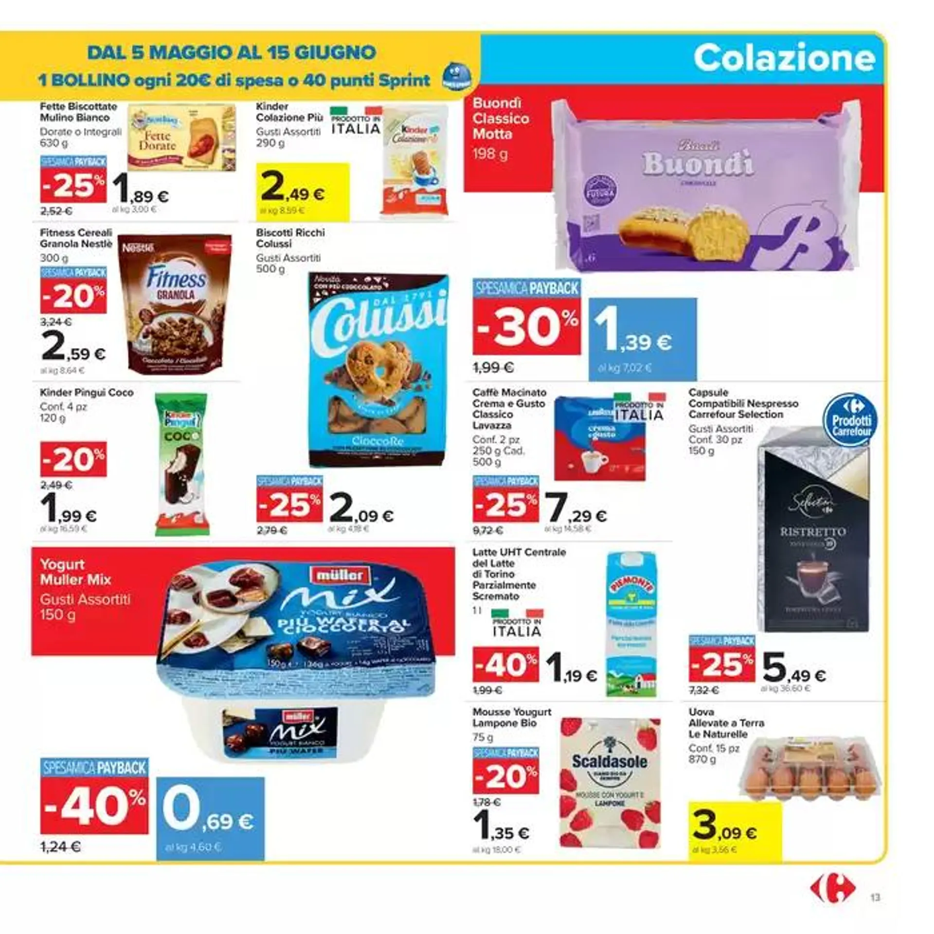 Sottocosto freschi  da 16 maggio a 28 maggio di 2025 - Pagina del volantino 13