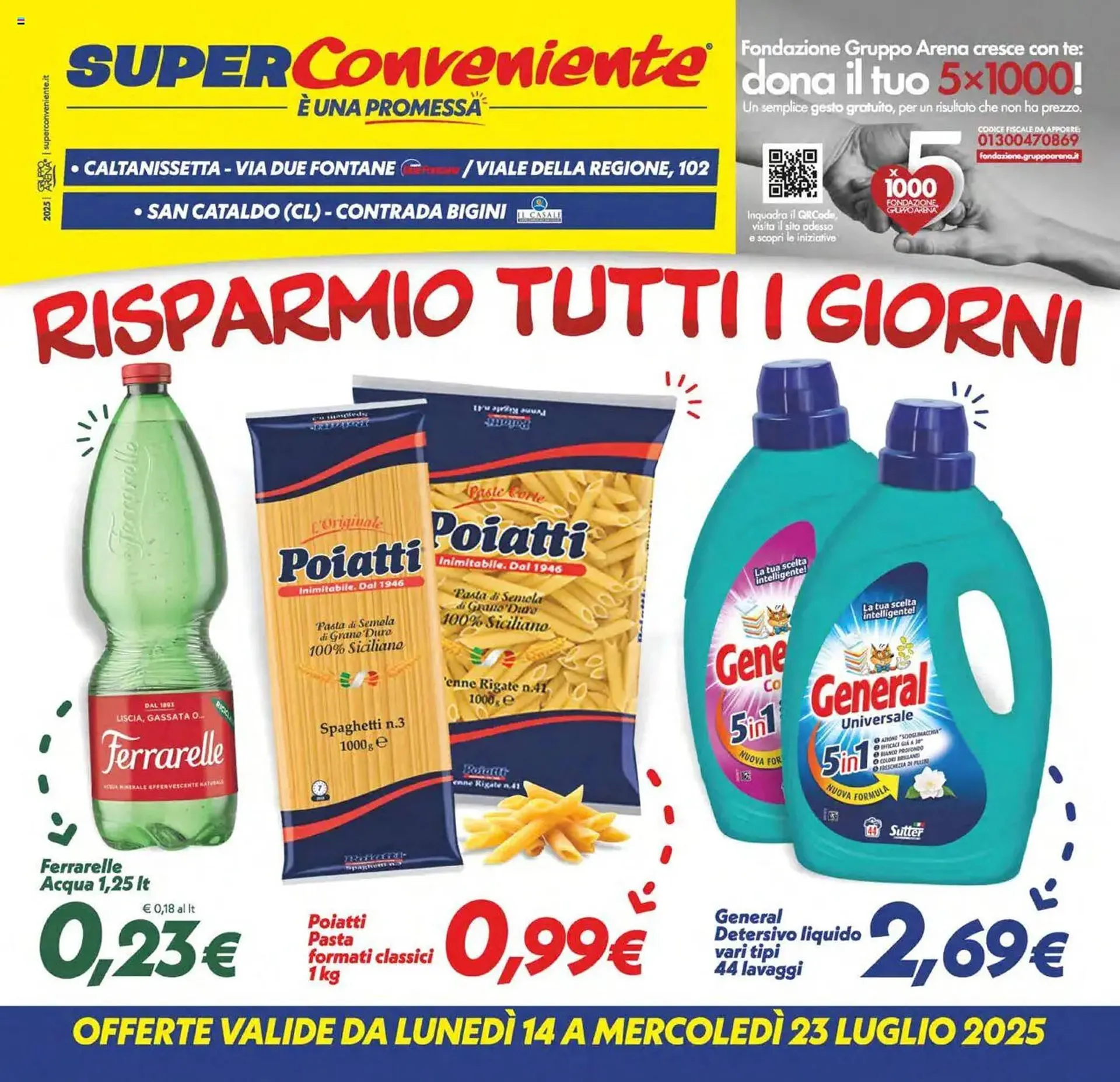 Volantino Iper Super Conveniente da 14 luglio a 23 luglio di 2025 - Pagina del volantino 1