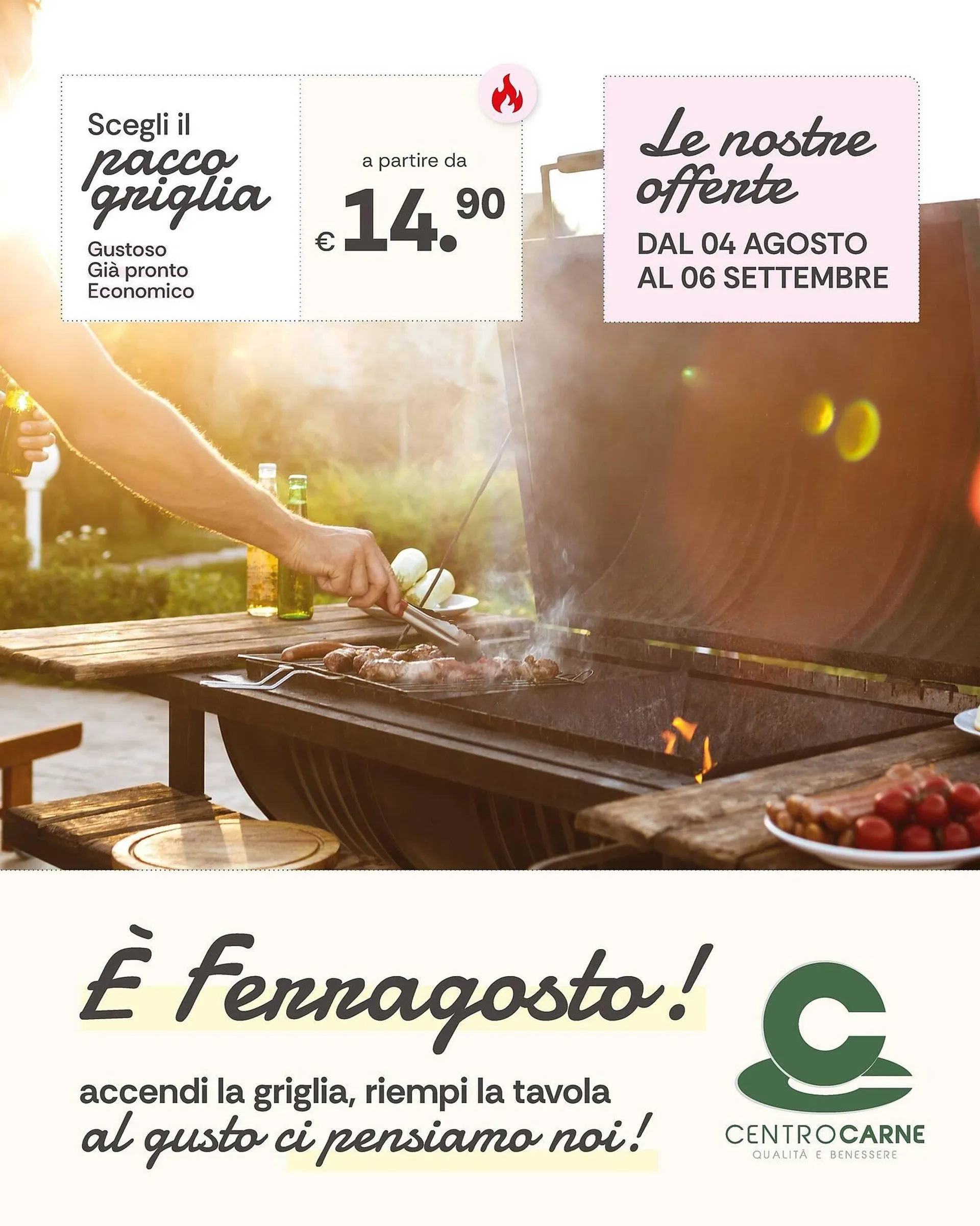 Volantino Centro Carne da 4 agosto a 10 agosto di 2025 - Pagina del volantino 1