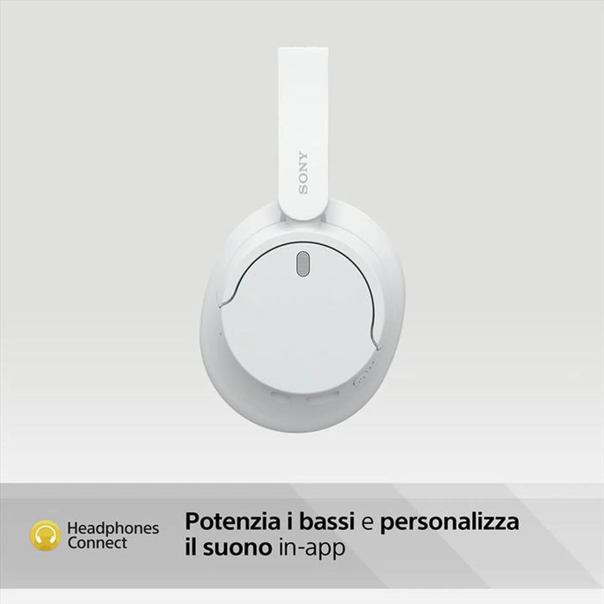 SONY - Cuffie a padiglione chiuso WHCH720NW.CE7-Bianco