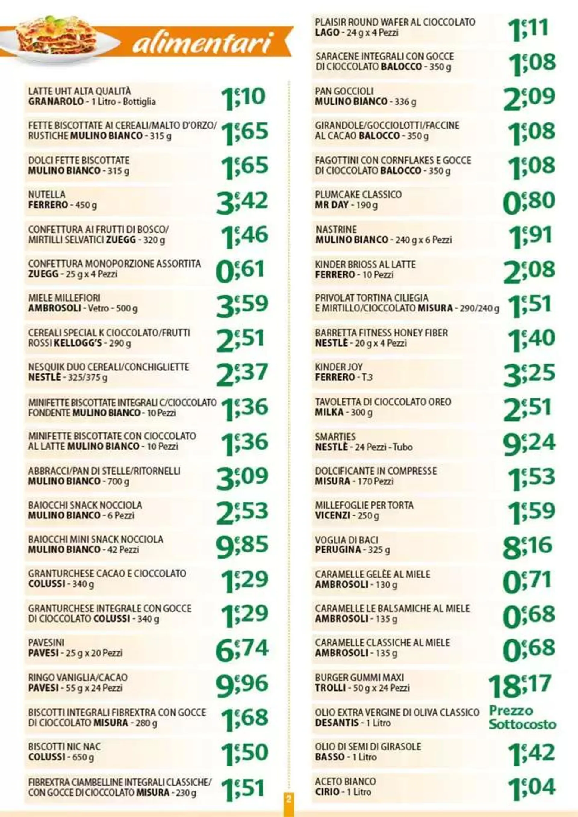 Sottocosto  da 22 aprile a 26 aprile di 2025 - Pagina del volantino 2