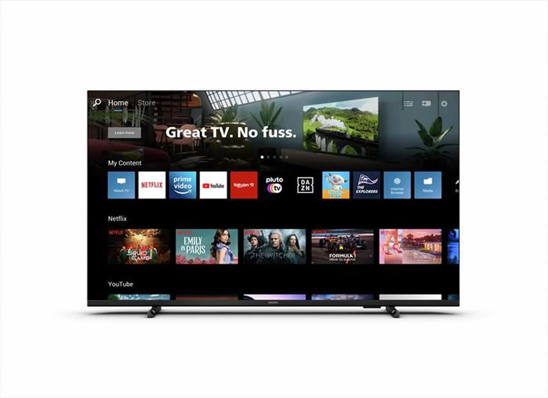 PHILIPS - Smart TV LED UHD 4K 65" 65PUS7008/12-Nero