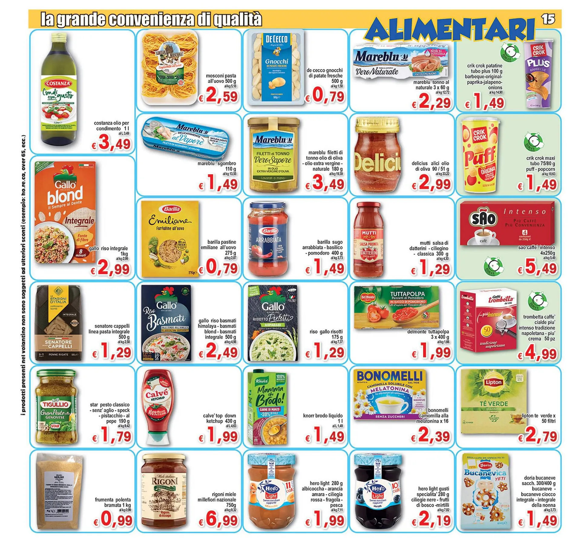 Volantino Top Supermercati da 26 gennaio a 6 febbraio di 2024 - Pagina del volantino 15