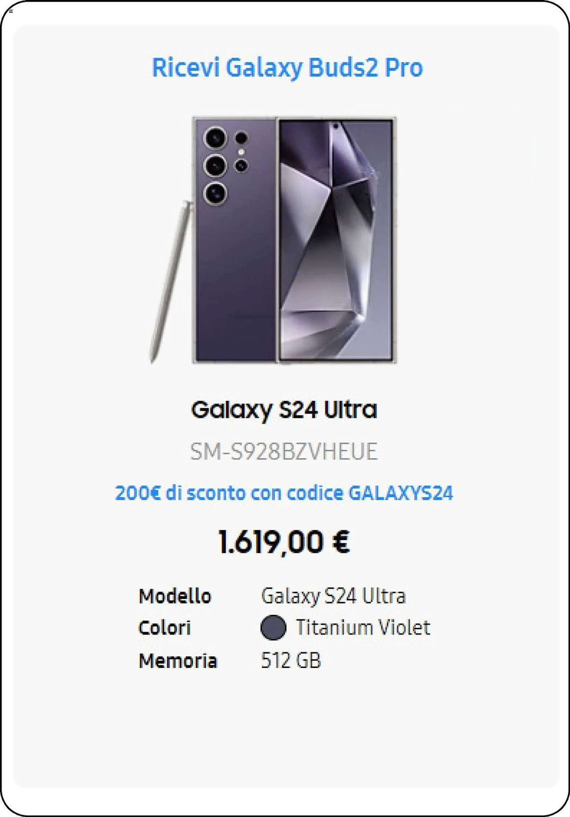 Volantino Samsung - 2