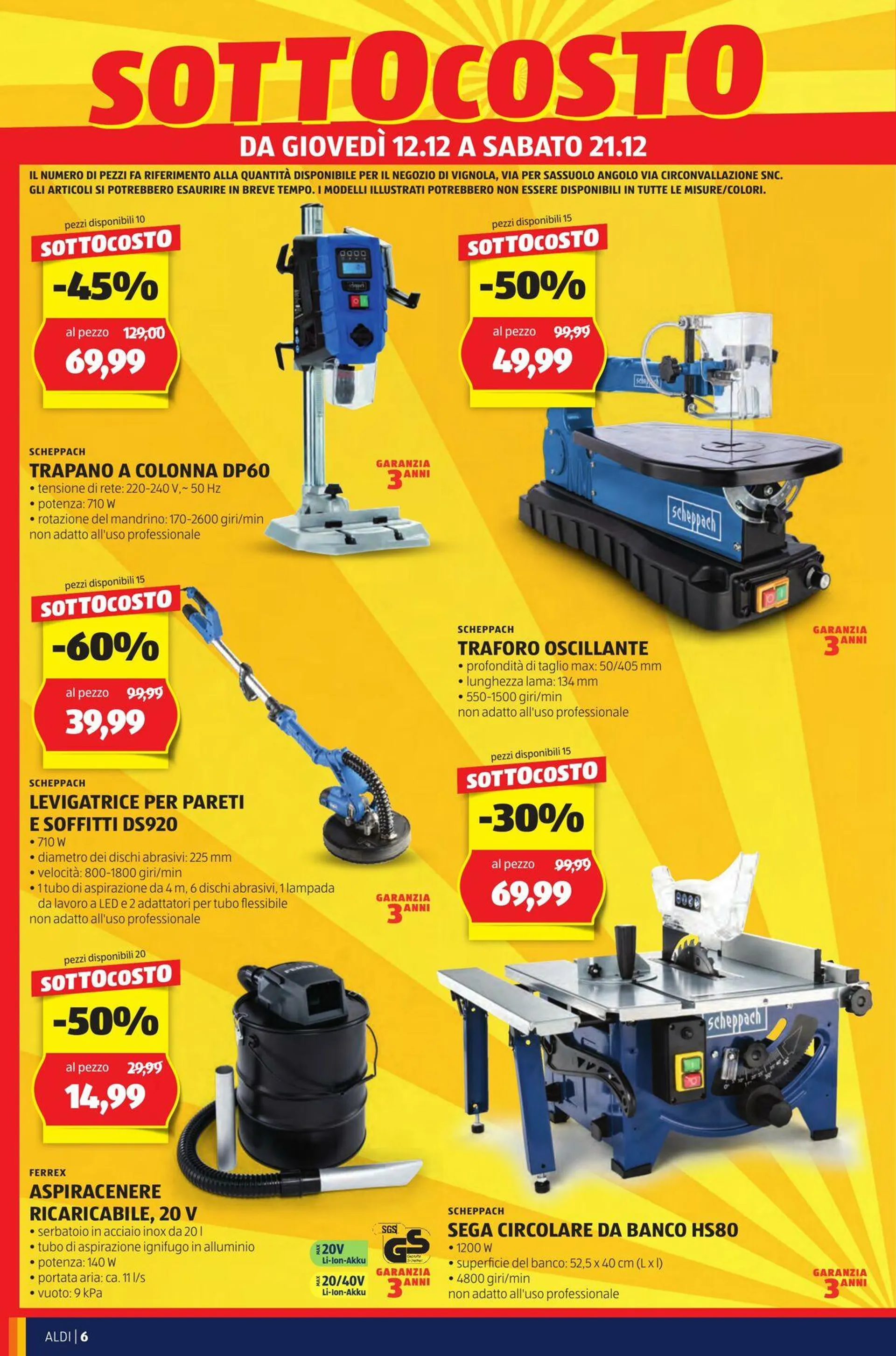 Aldi Volantino attuale da 15 dicembre a 29 dicembre di 2024 - Pagina del volantino 6