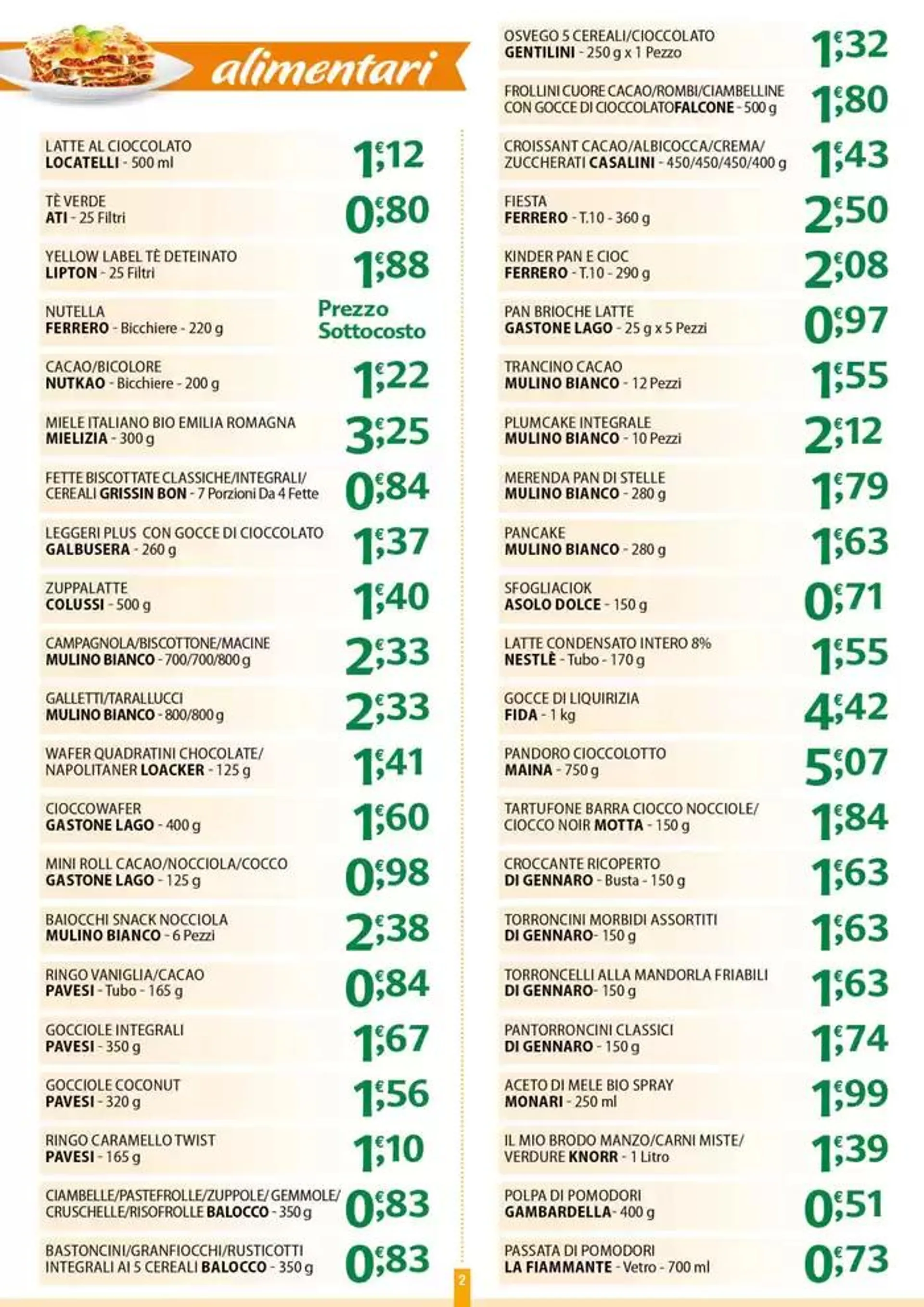 Sottocosto da 28 ottobre a 31 ottobre di 2024 - Pagina del volantino 2