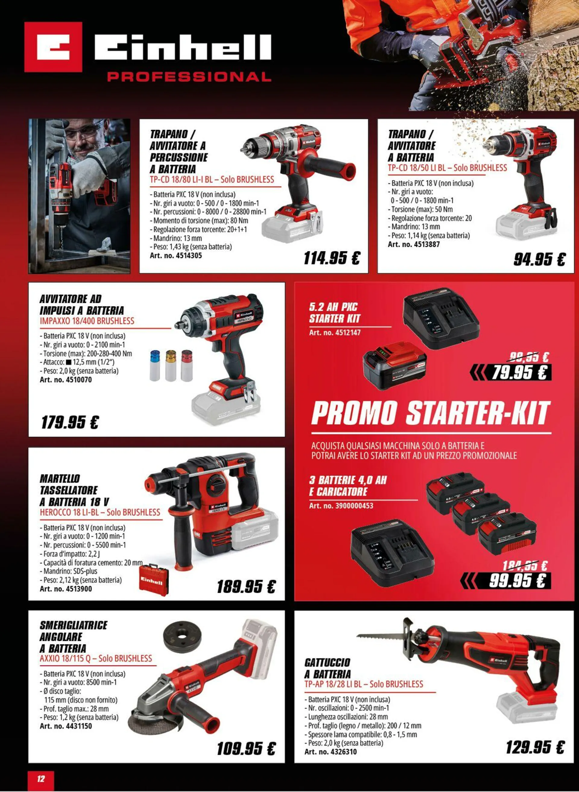 Einhell da 8 maggio a 8 giugno di 2025 - Pagina del volantino 12