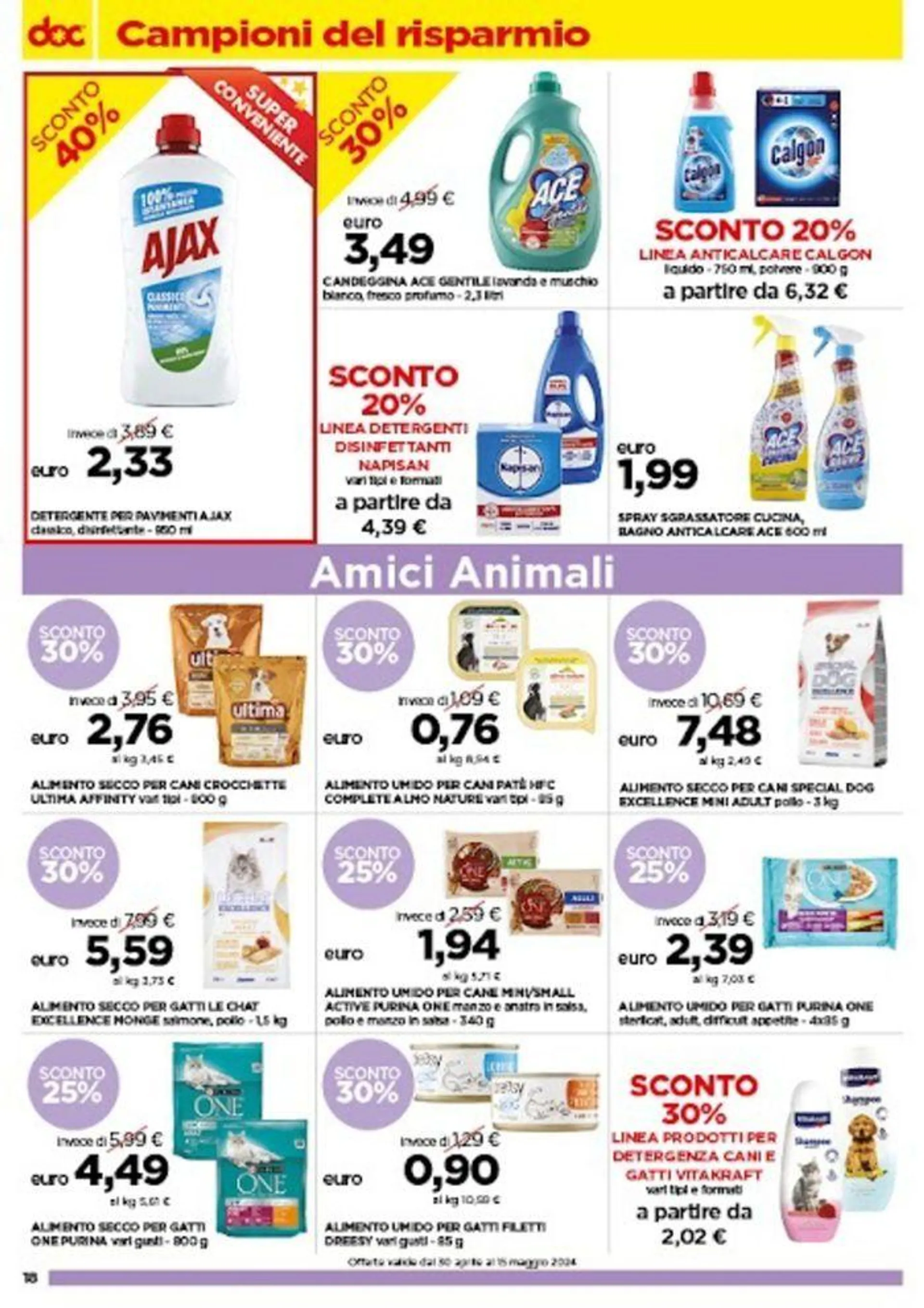 Dal 30 Aprile al 15 Maggio 2024 - 18