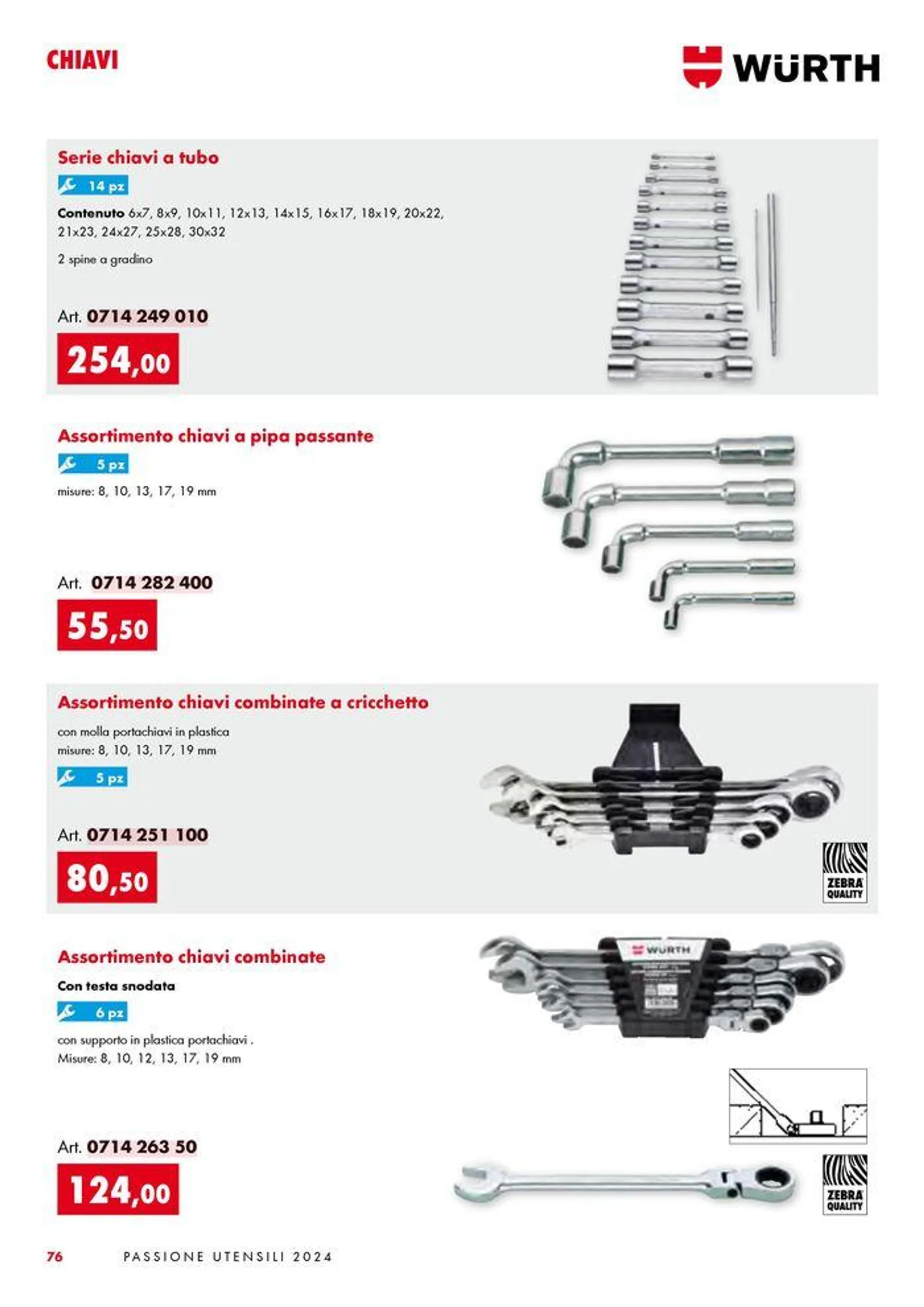 Passione utensili da 1 luglio a 31 dicembre di 2024 - Pagina del volantino 76