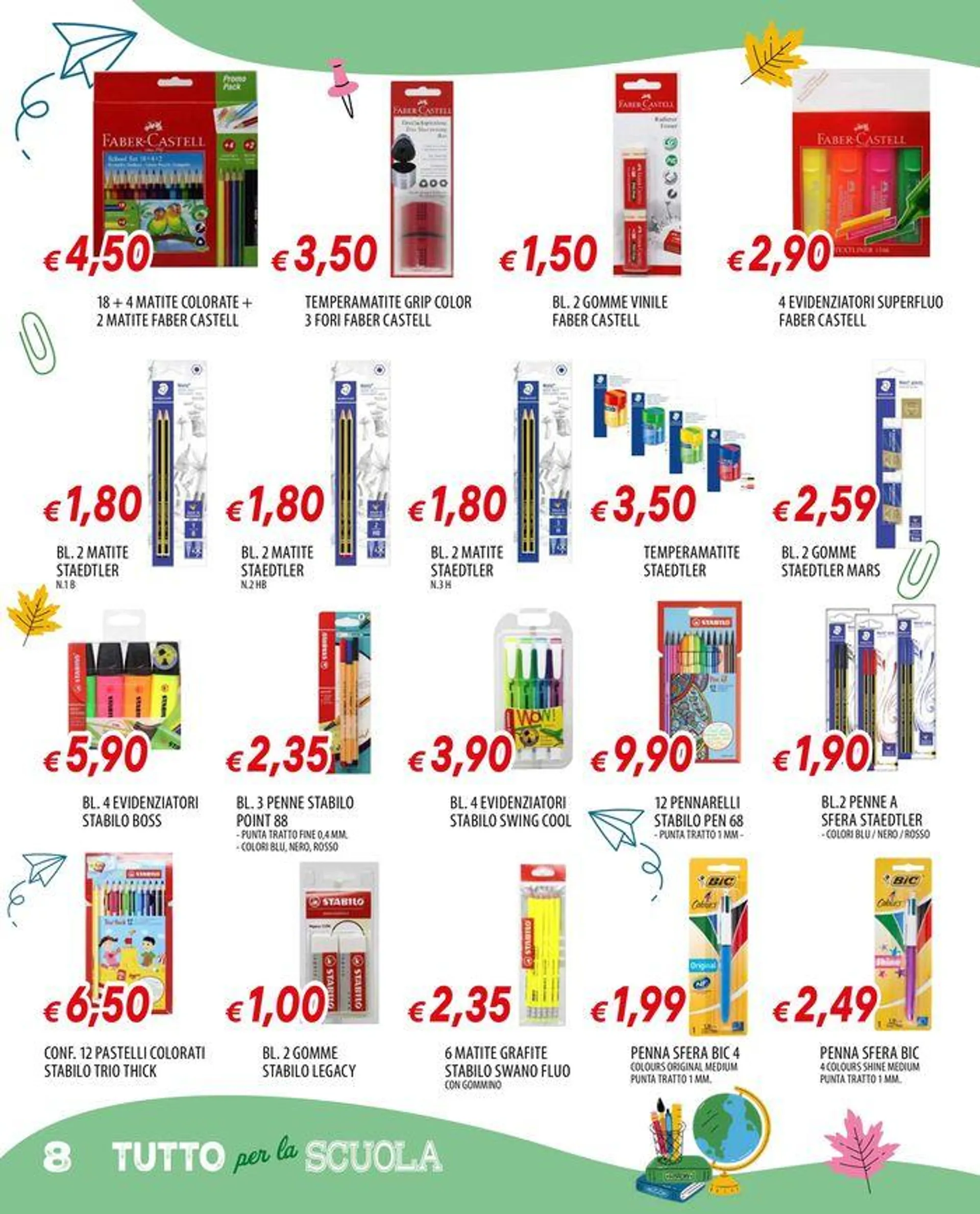 TUTTO PER LA SCUOLA da 22 agosto a 22 settembre di 2024 - Pagina del volantino 8