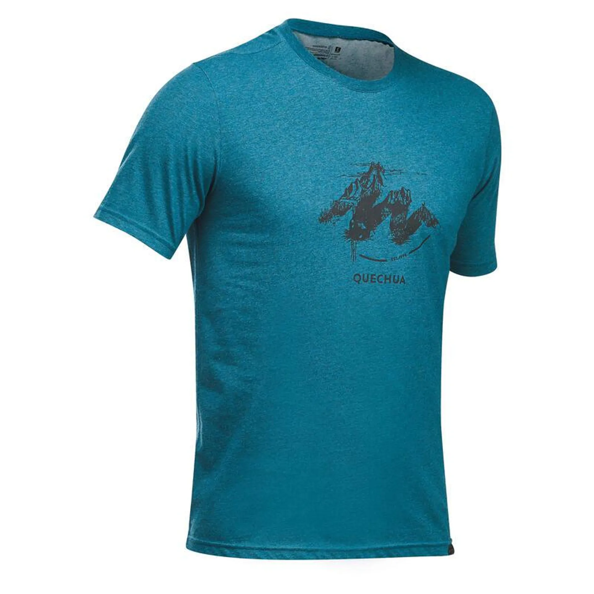 T-shirt trekking uomo NH100 blu