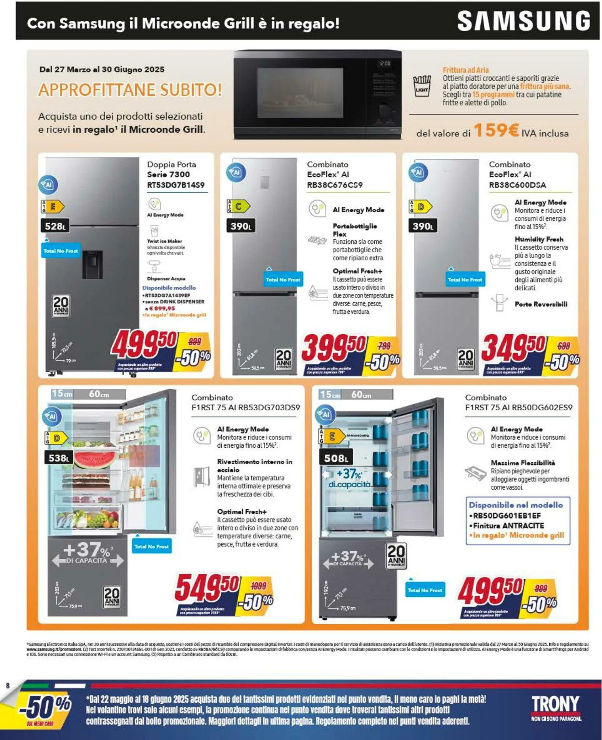 Trony - Palermo Volantino attuale da 22 maggio a 18 giugno di 2025 - Pagina del volantino 8