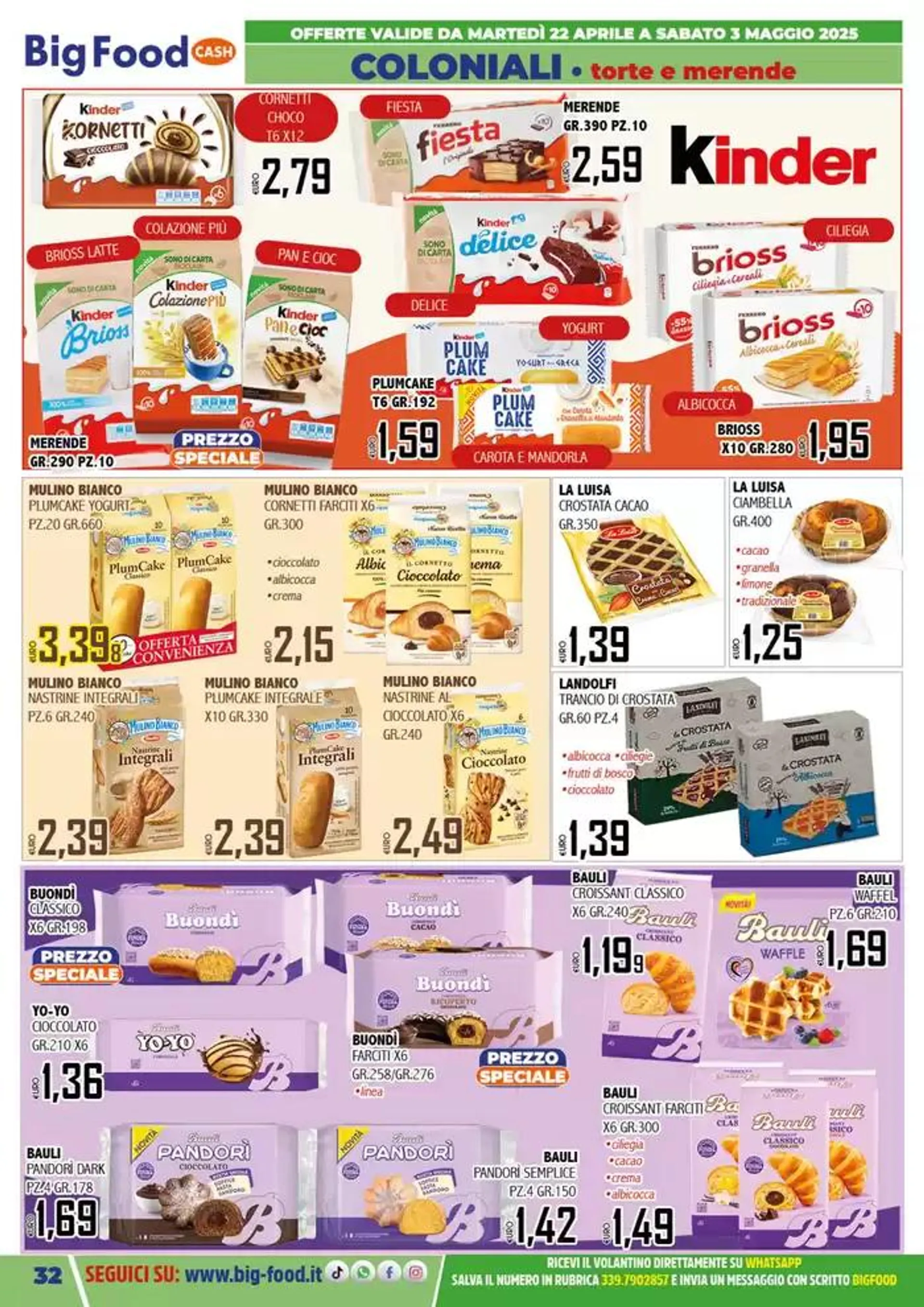 Mega Offerte  da 22 aprile a 3 maggio di 2025 - Pagina del volantino 32