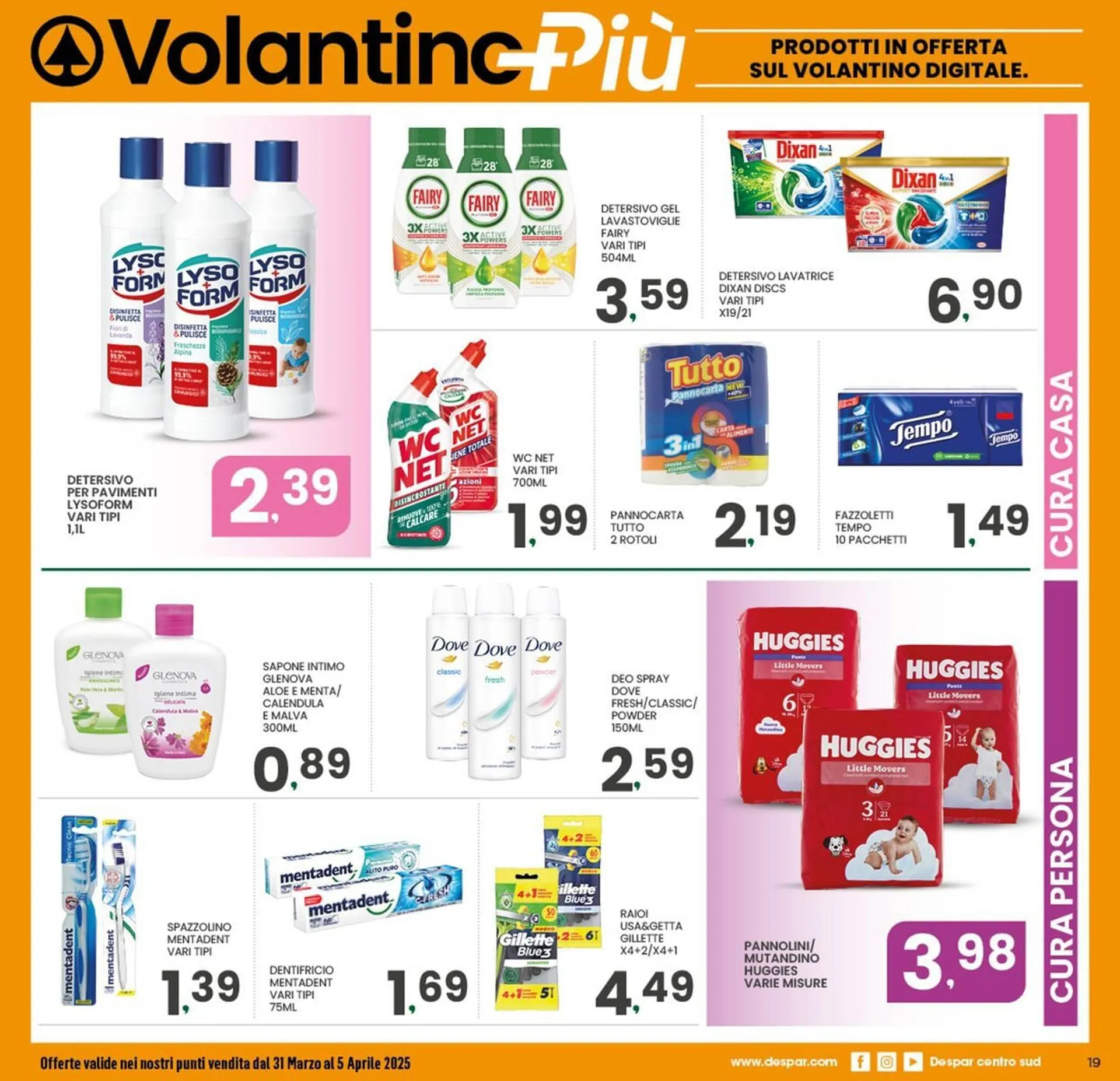 Volantino Despar da 31 marzo a 5 aprile di 2025 - Pagina del volantino 19