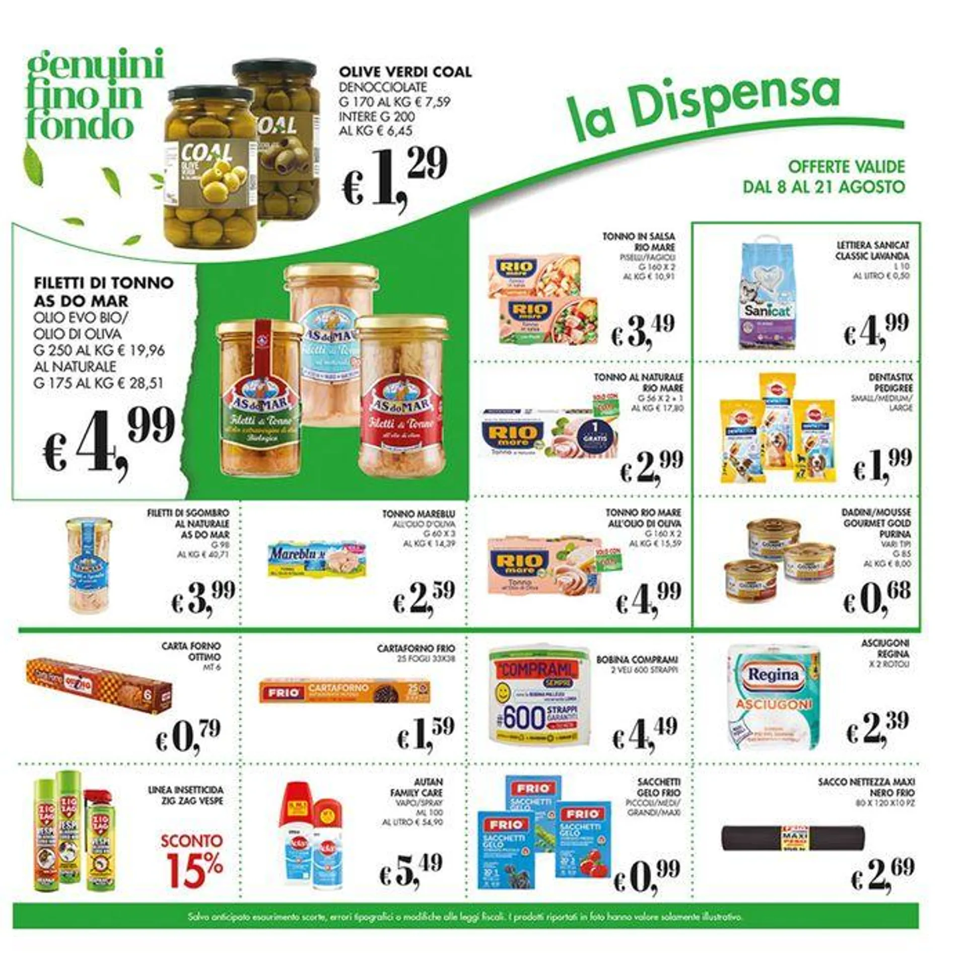 Offerte valide dall 8 al 21 agosto - 19