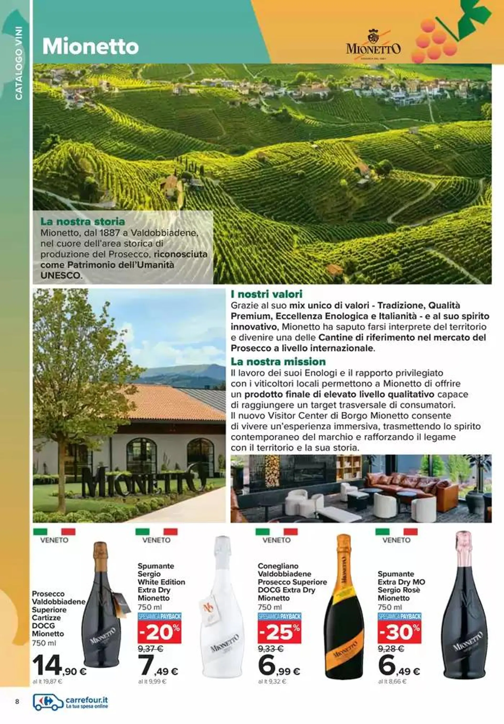 Catalogo vini da 7 ottobre a 10 novembre di 2024 - Pagina del volantino 8