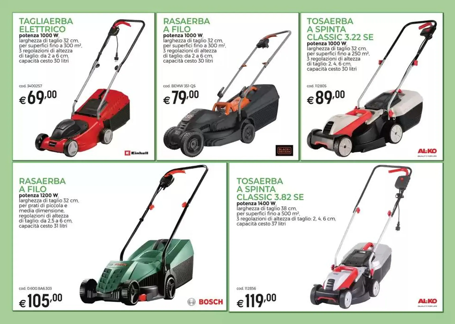 Macchine da giardino  da 19 marzo a 22 settembre di 2025 - Pagina del volantino 6
