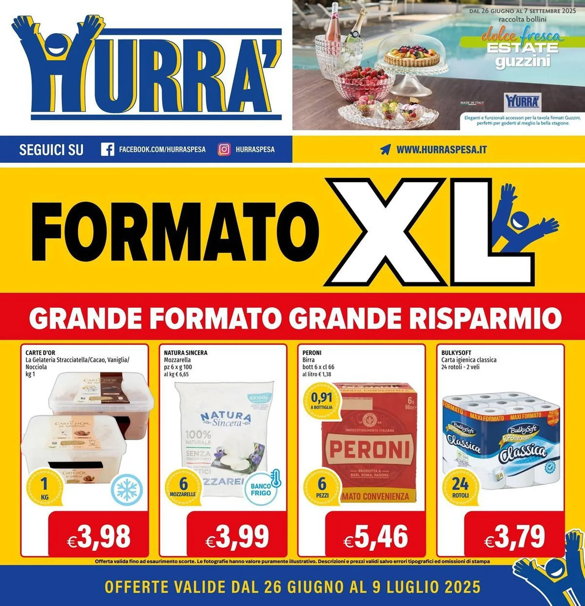 Volantino Hurrà da 26 giugno a 9 luglio di 2025 - Pagina del volantino 1