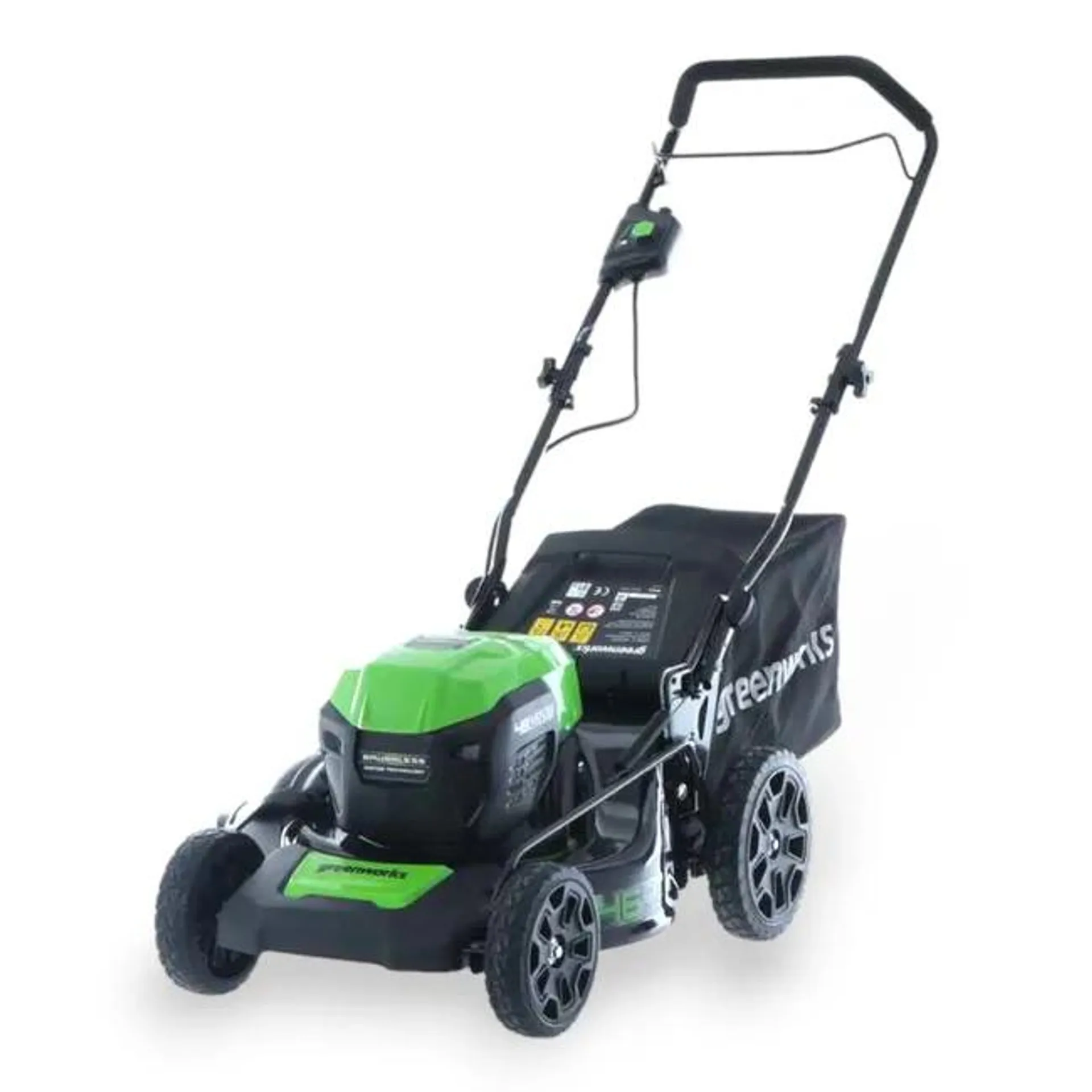 Tosaerba 3in1 multifunzione a batteria 48V con sacco raccolta 55 lt GREENWORKS GD48LM46