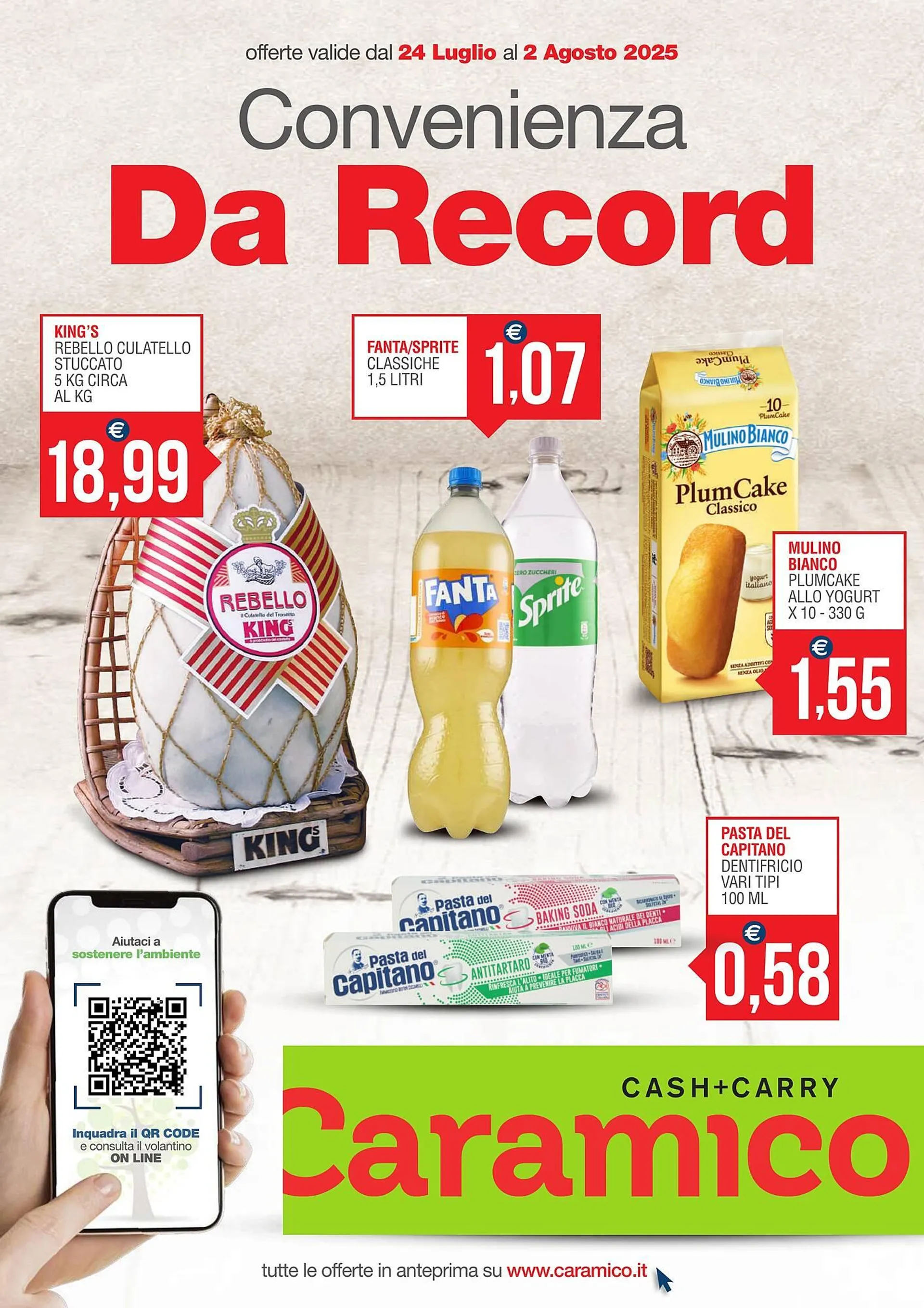 Volantino Caramico da 24 luglio a 2 agosto di 2025 - Pagina del volantino 1