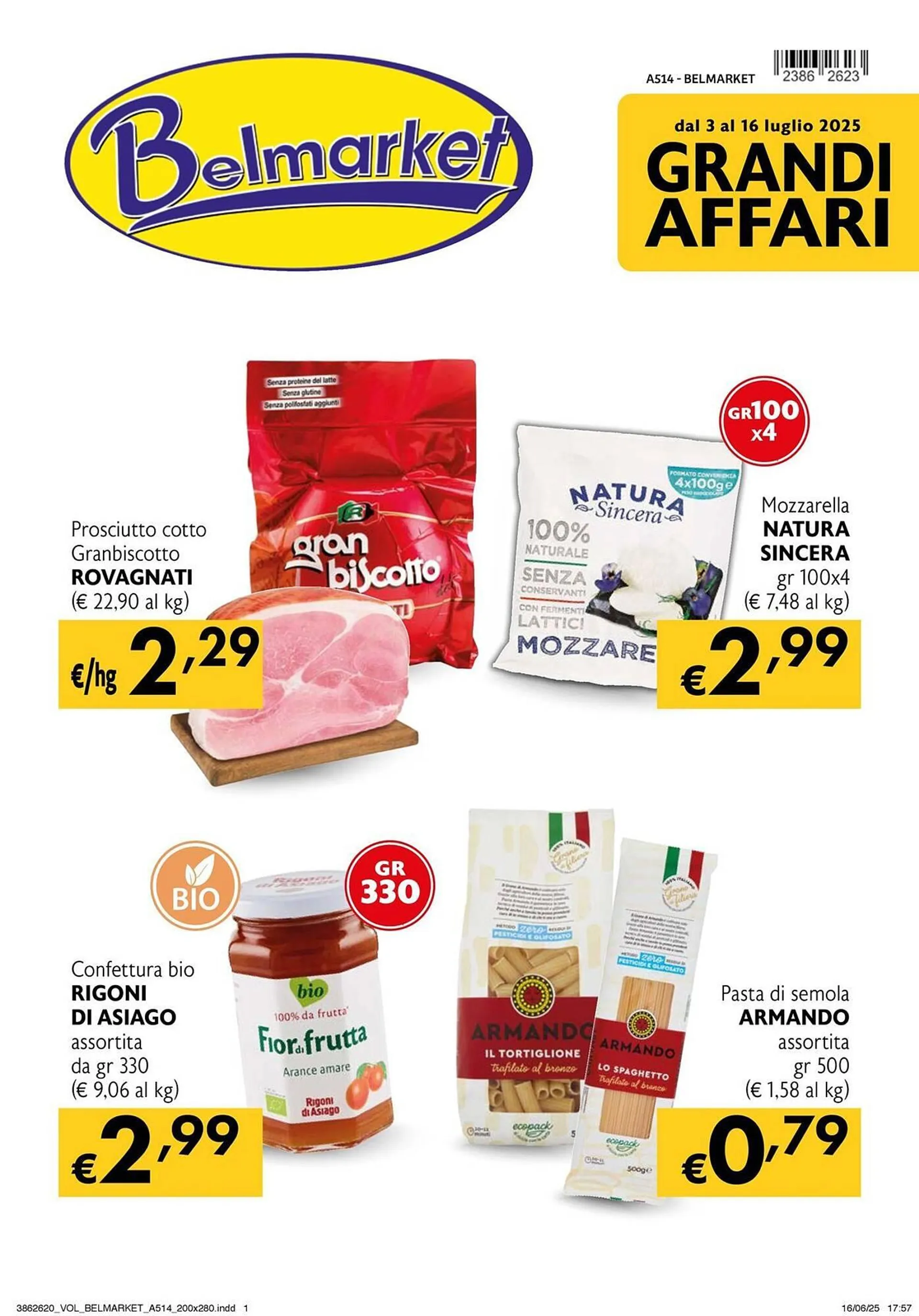 Volantino Belmarket da 3 luglio a 16 luglio di 2025 - Pagina del volantino 1