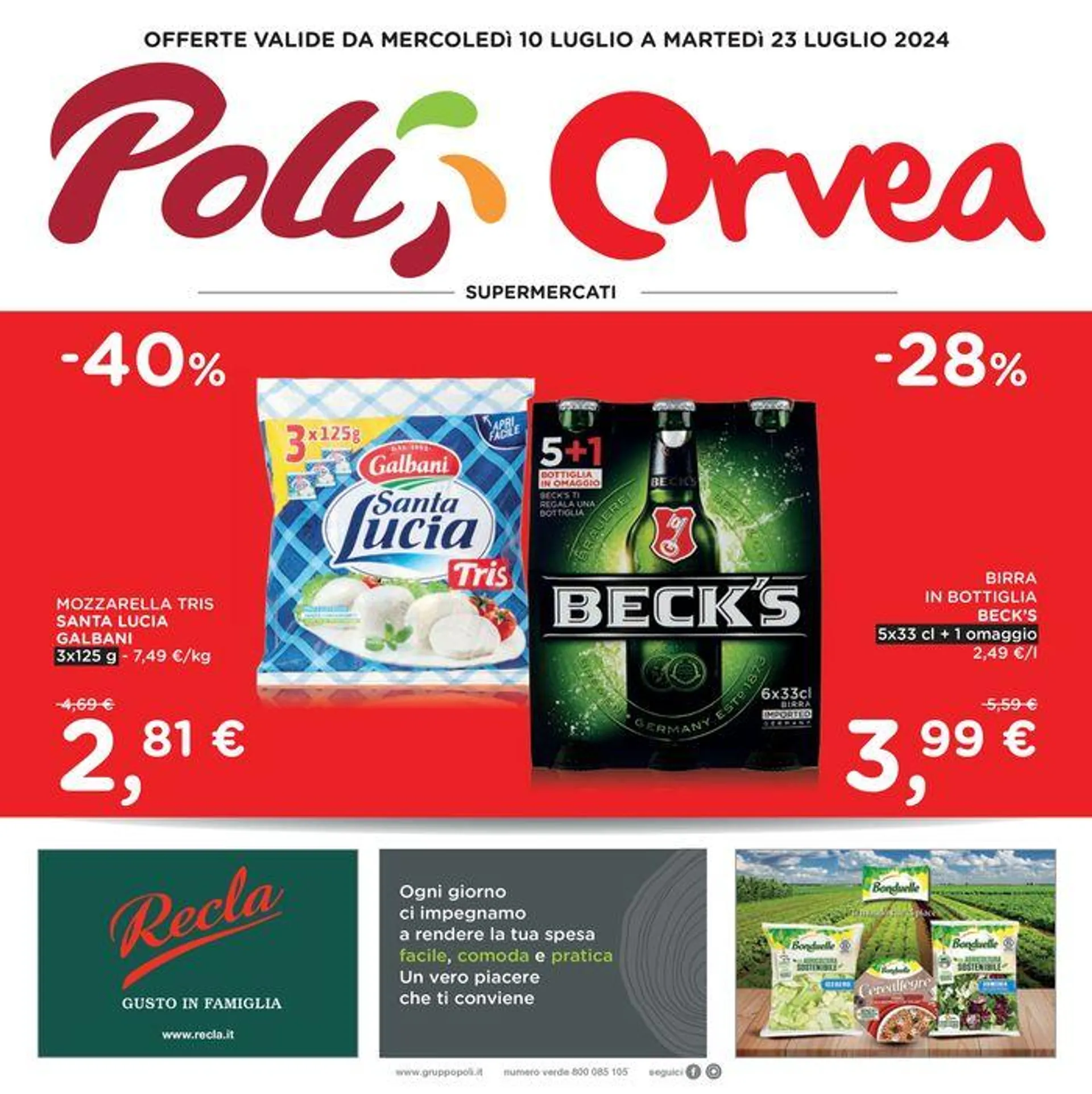 Offerte valide da mercoldei 10 luglio a martedi 23 luglio 2024 - 1