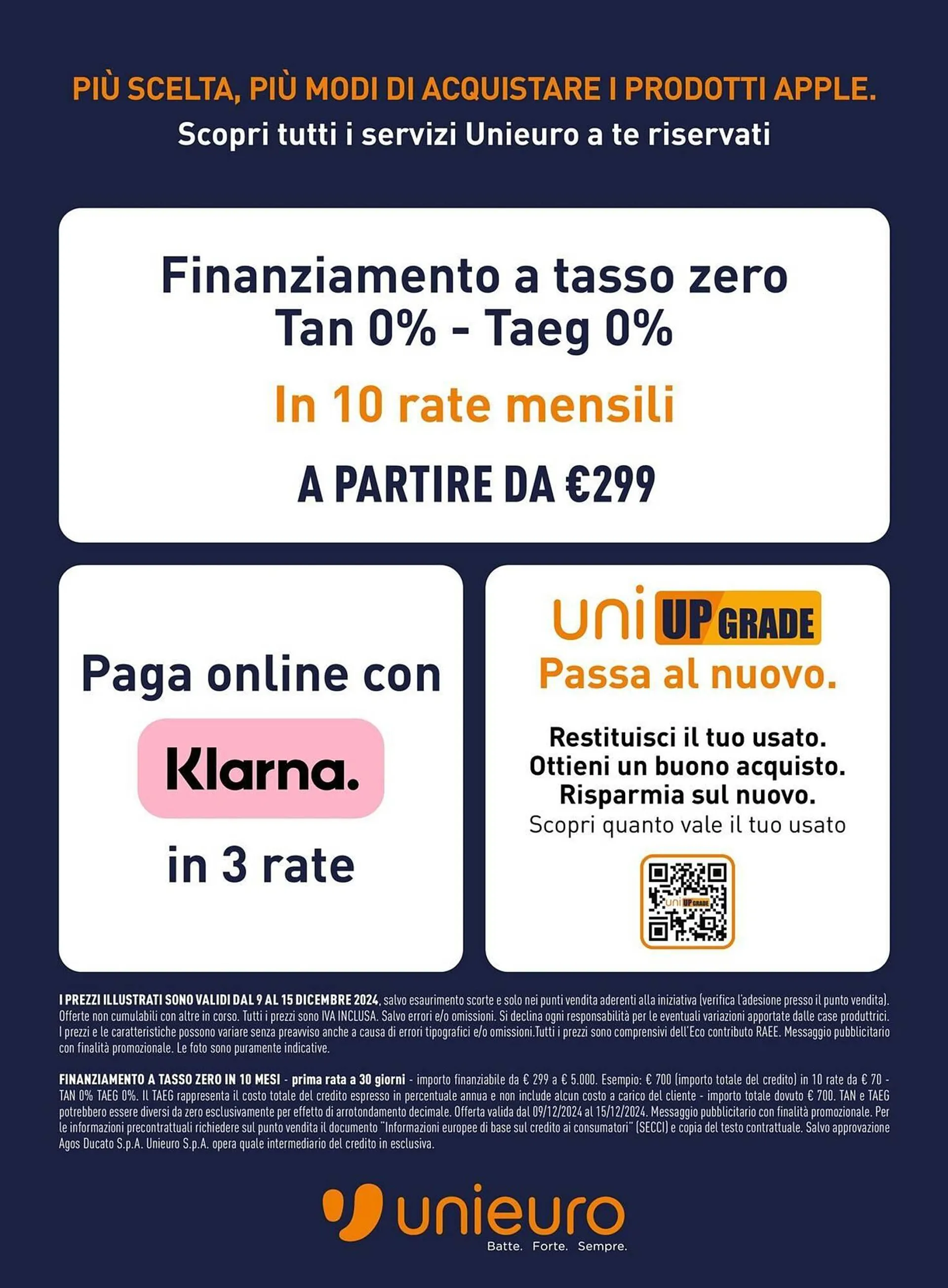 Volantino Unieuro da 9 dicembre a 15 dicembre di 2024 - Pagina del volantino 10