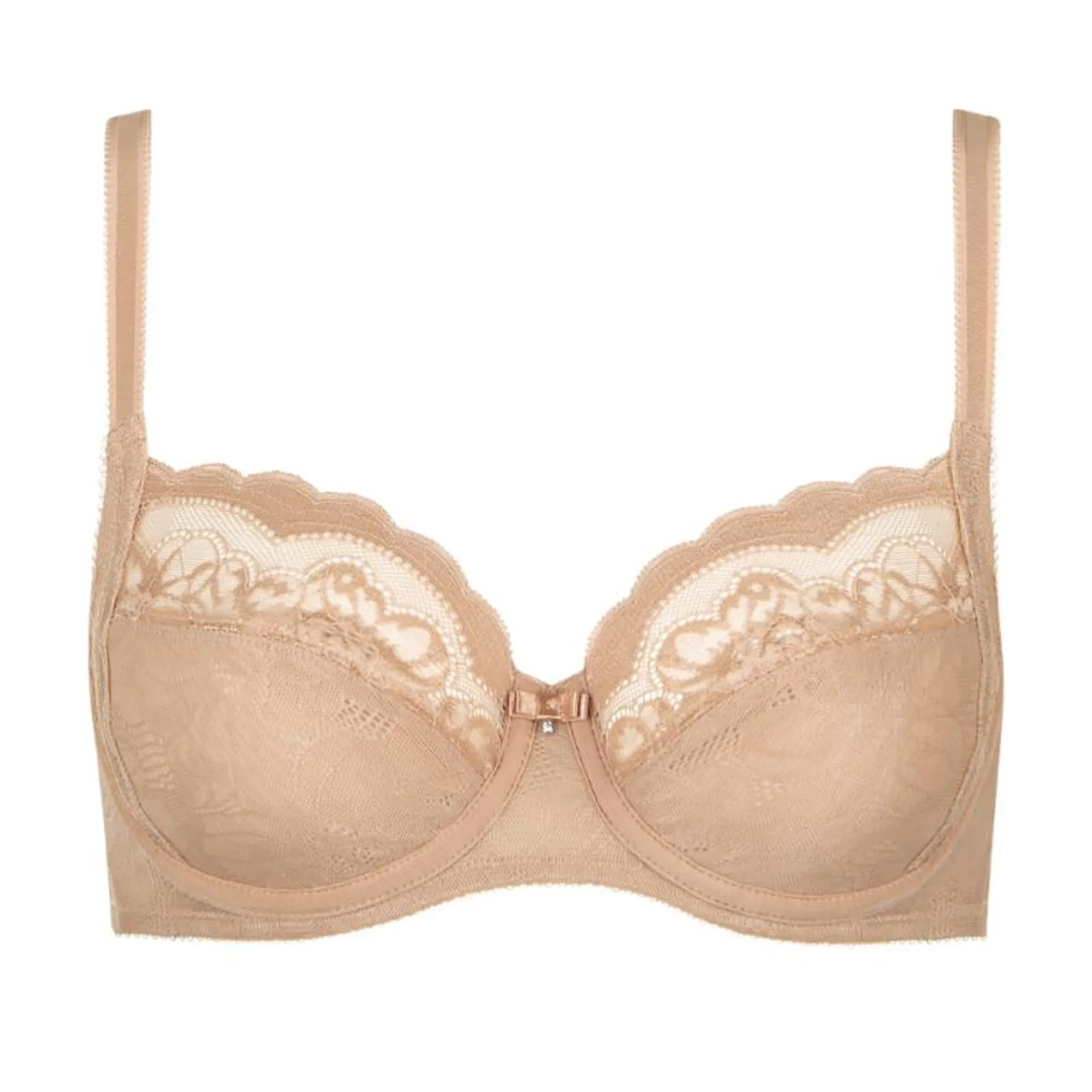 LIS-20226-20227-SA- Reggiseno soft Evelyn in pizzo - Sweet Almond