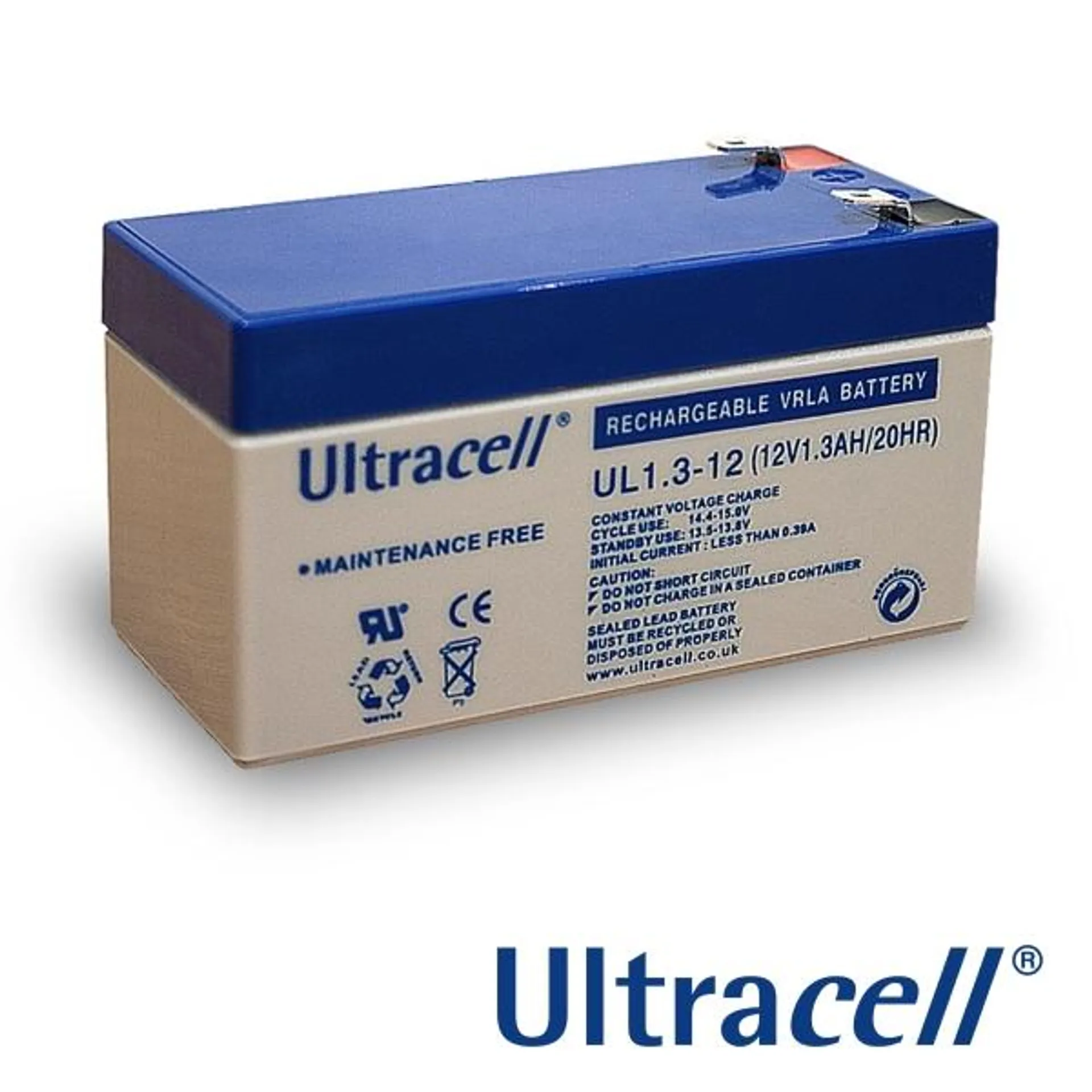 Batteria ricaricabile ULTRACELL 12 V – 1,3 Ah