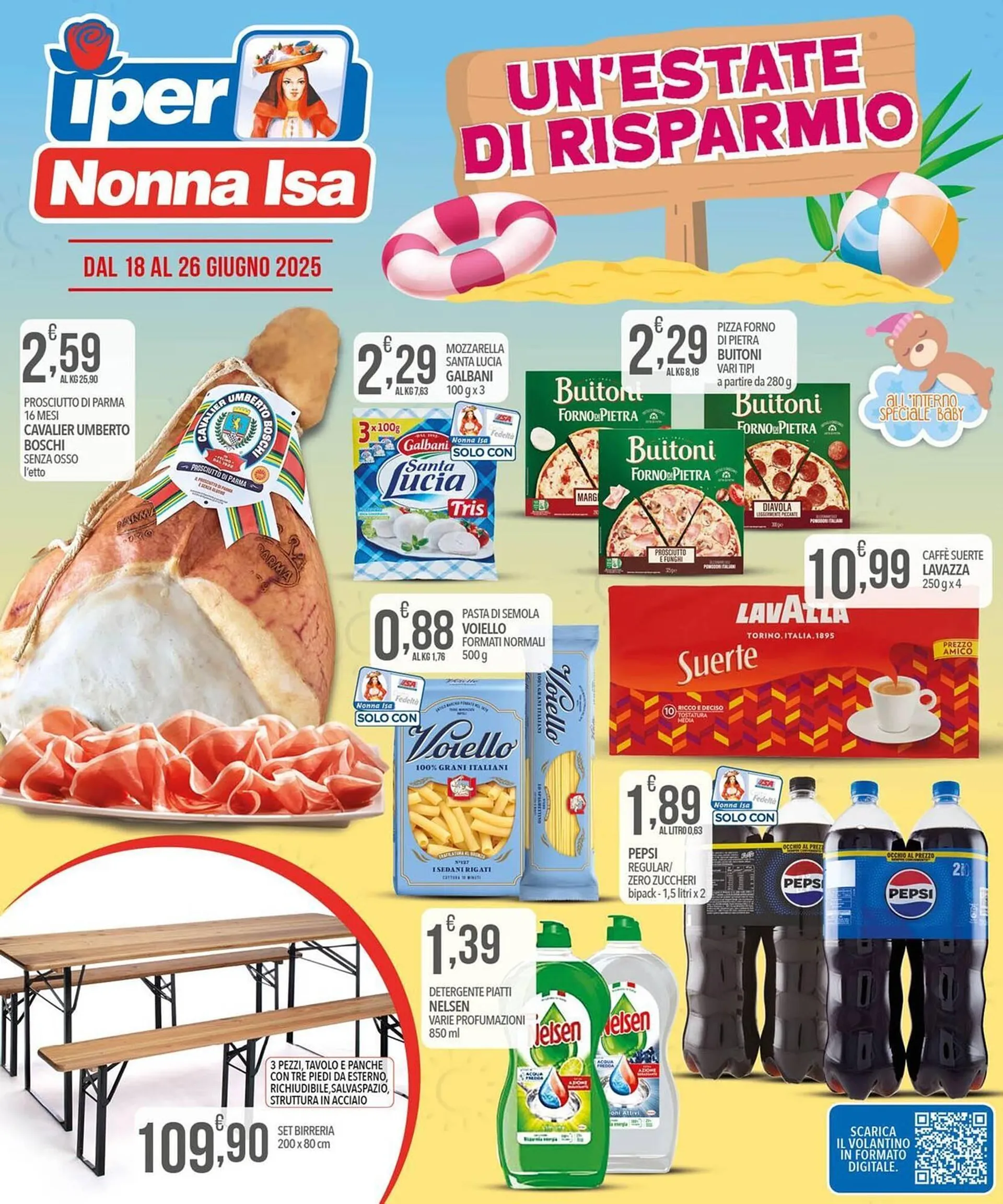 Volantino Iper Nonna Isa da 18 giugno a 26 giugno di 2025 - Pagina del volantino 1