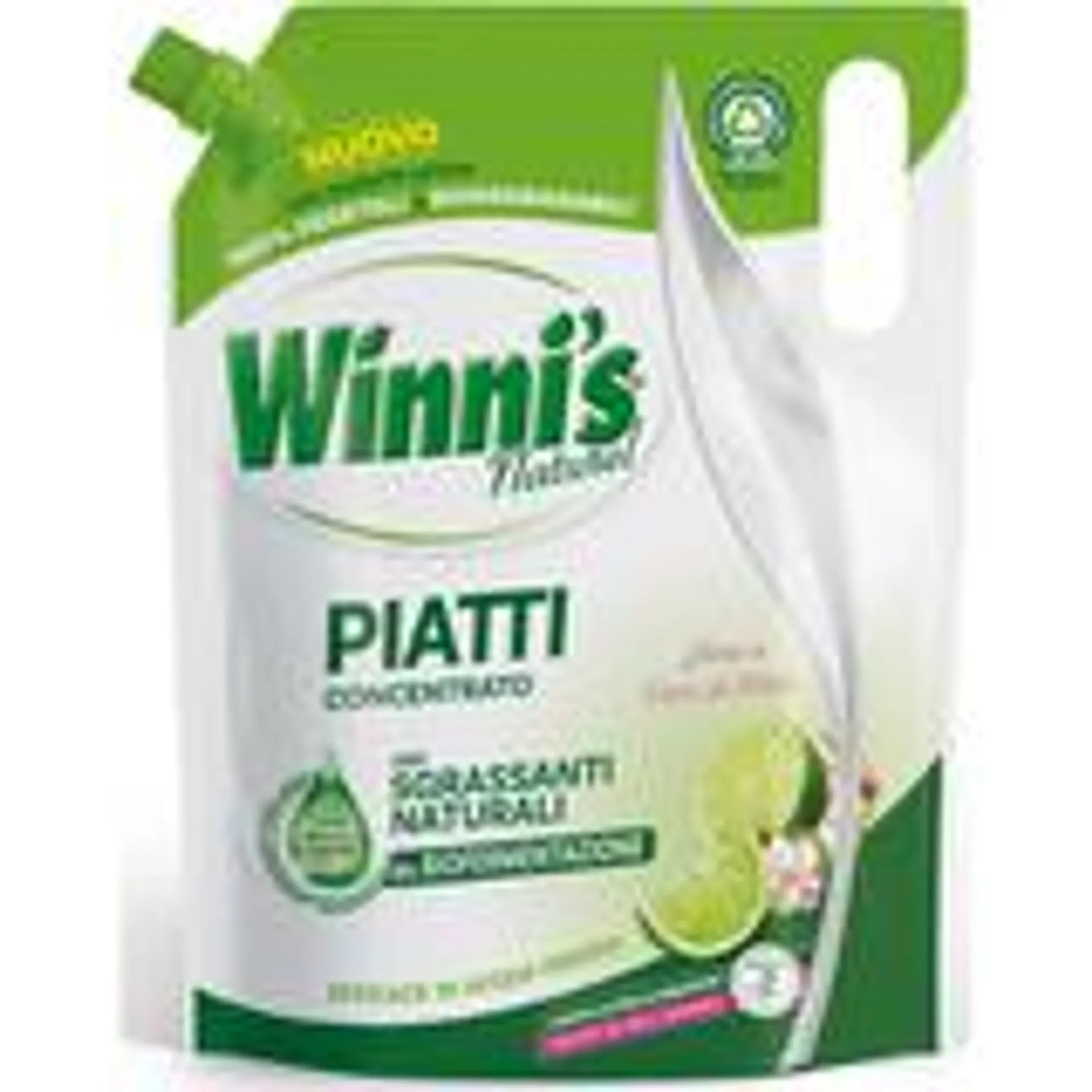 WINNI'S PIATTI CONCENTRATO LIME e FIORI DI MELA BUSTA 900 ML